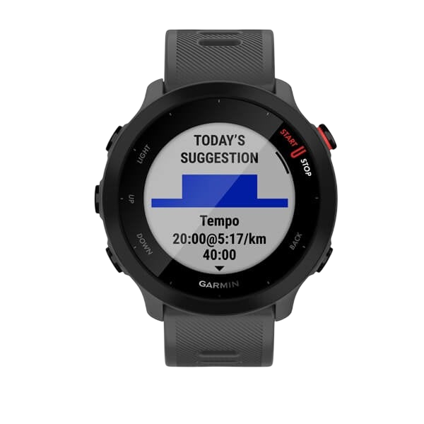 Garmin Forerunner 55 Monterra Grey - side