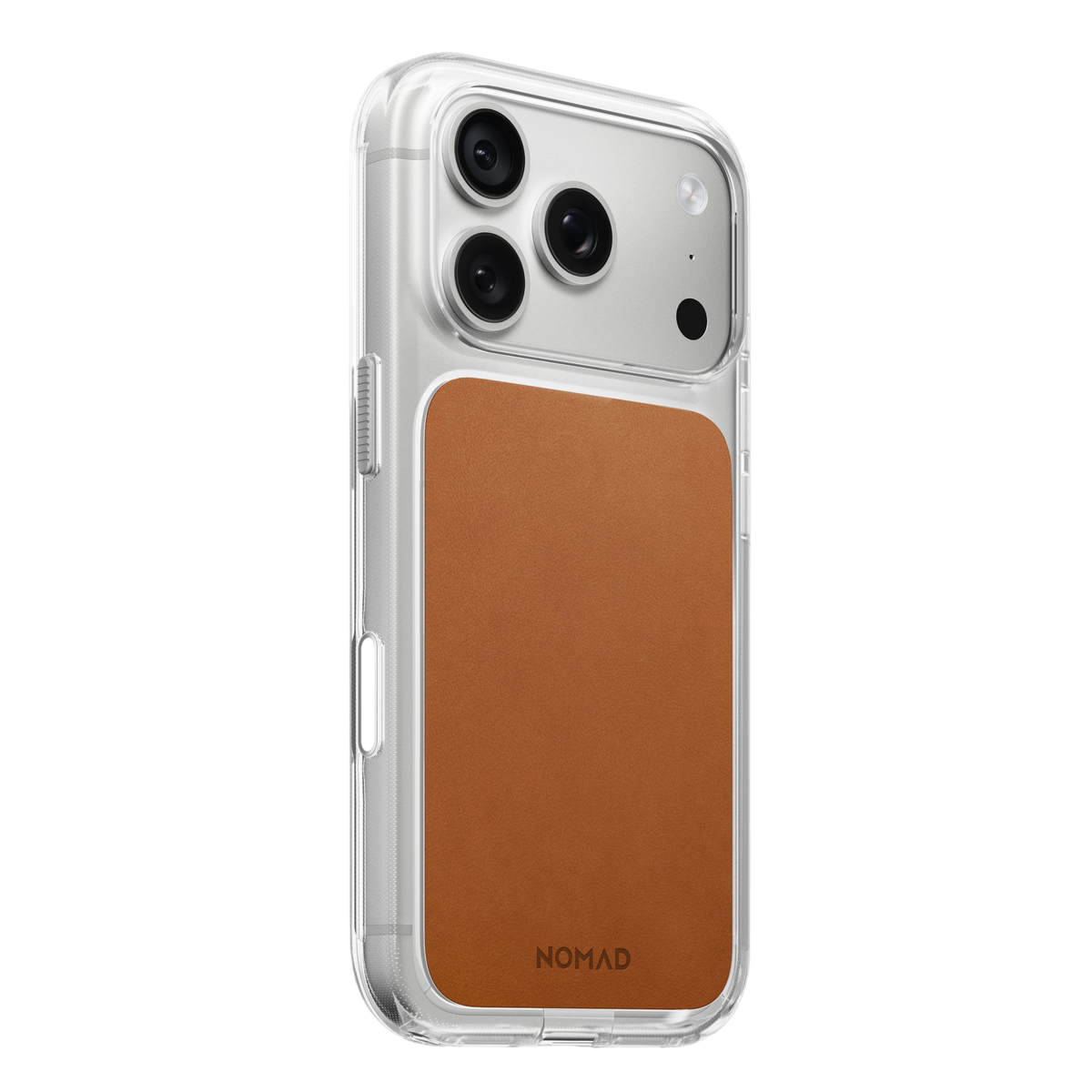 Nomad Clear Leather Case for iPhone 18 Pro