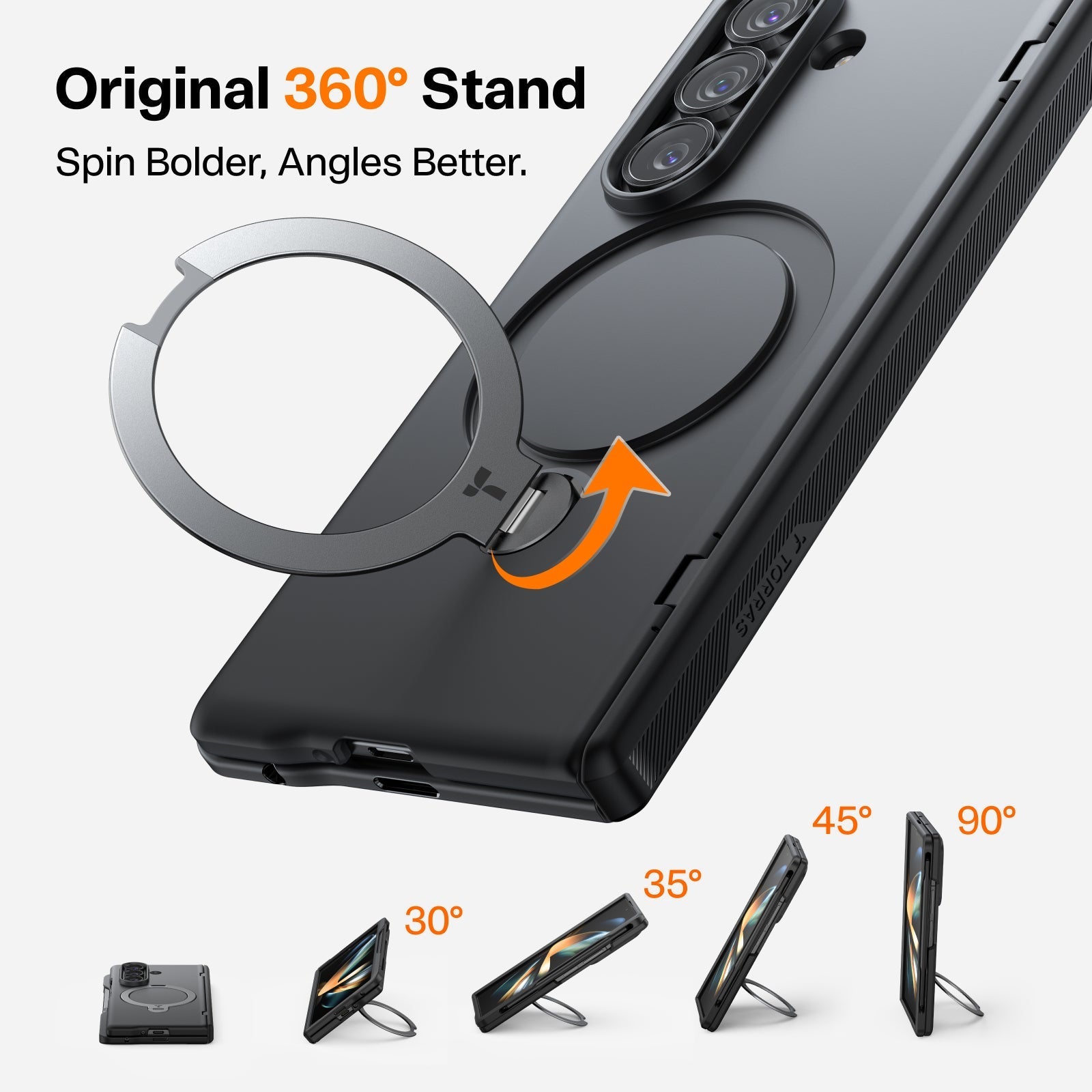 حامل Torras Ostand Q3 Spin for Samsung Z Fold 7