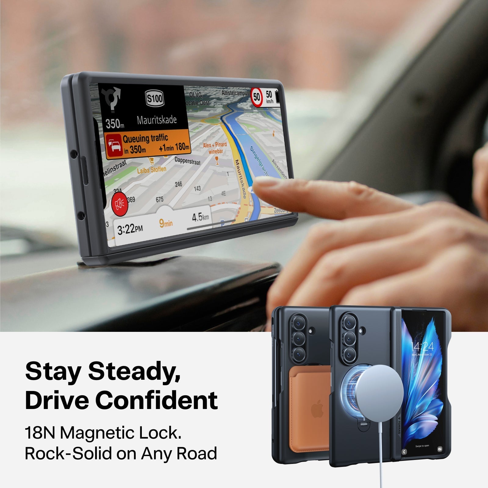 حامل Torras Ostand Q3 Spin for Samsung Z Fold 7