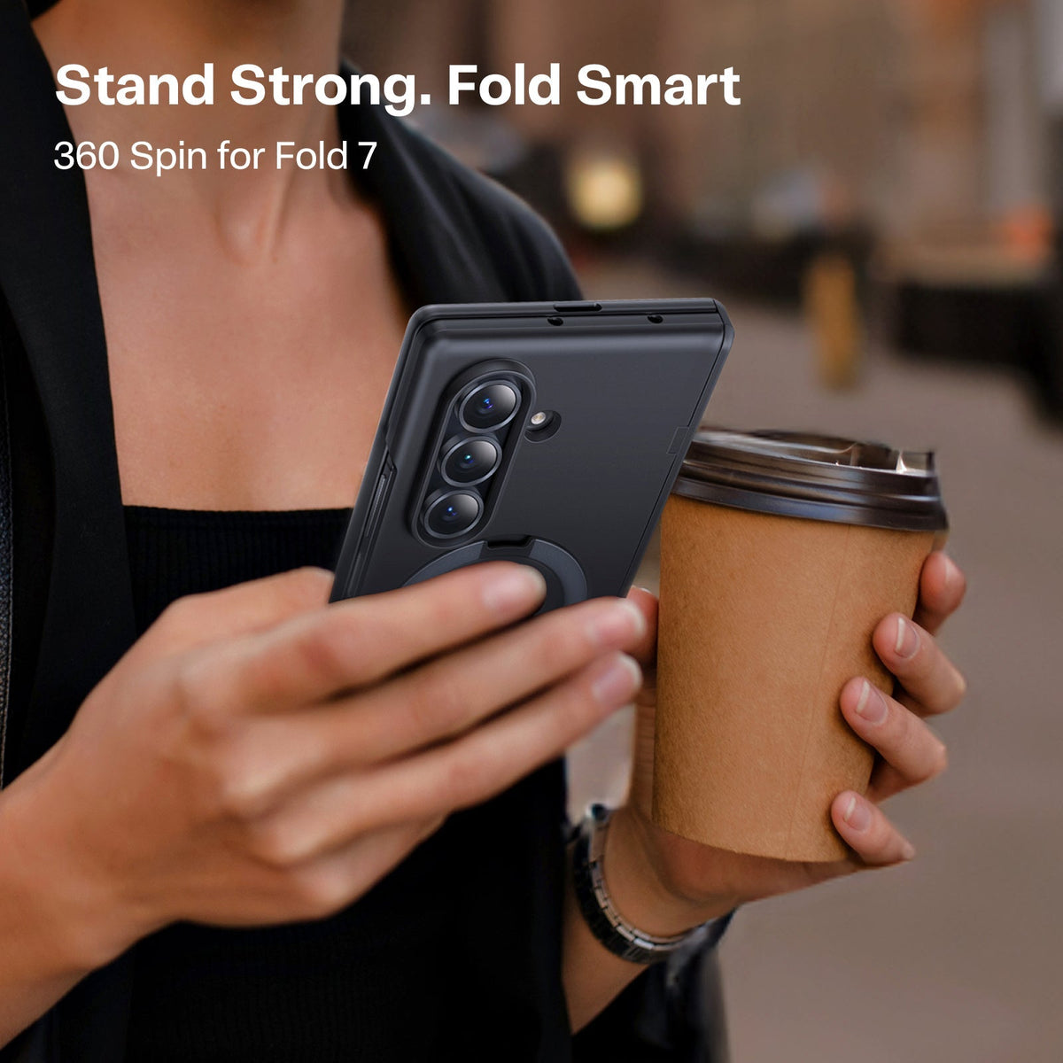 حامل Torras Ostand Q3 Spin for Samsung Z Fold 7