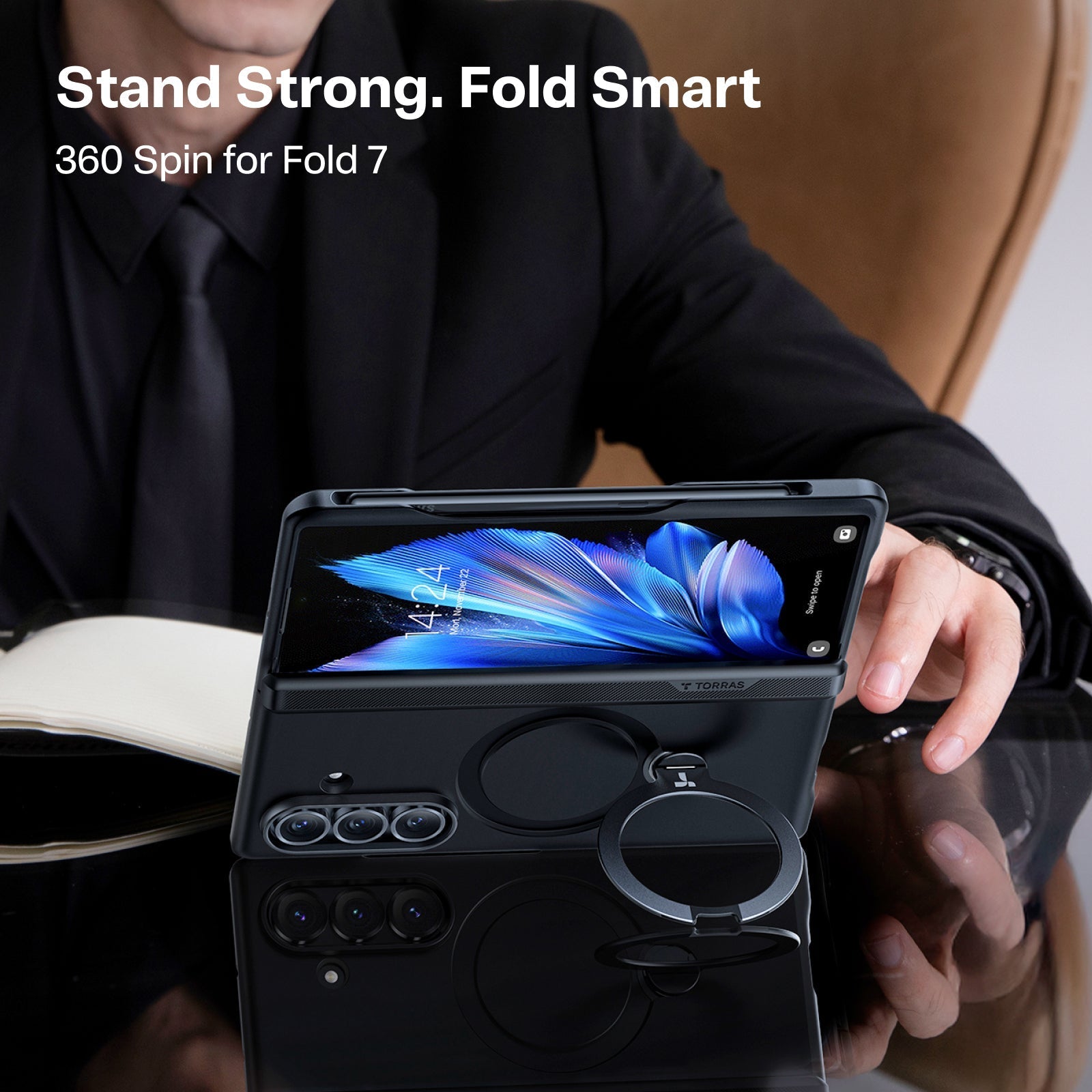 حامل Torras Ostand Q3 Spin for Samsung Z Fold 7