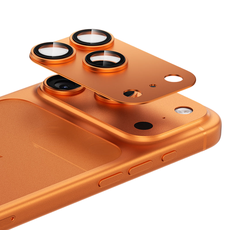 Benks GlassWarrior Plateau + Lens Protector for iPhone 17 Pro & Pro Max - Orange #color_orange