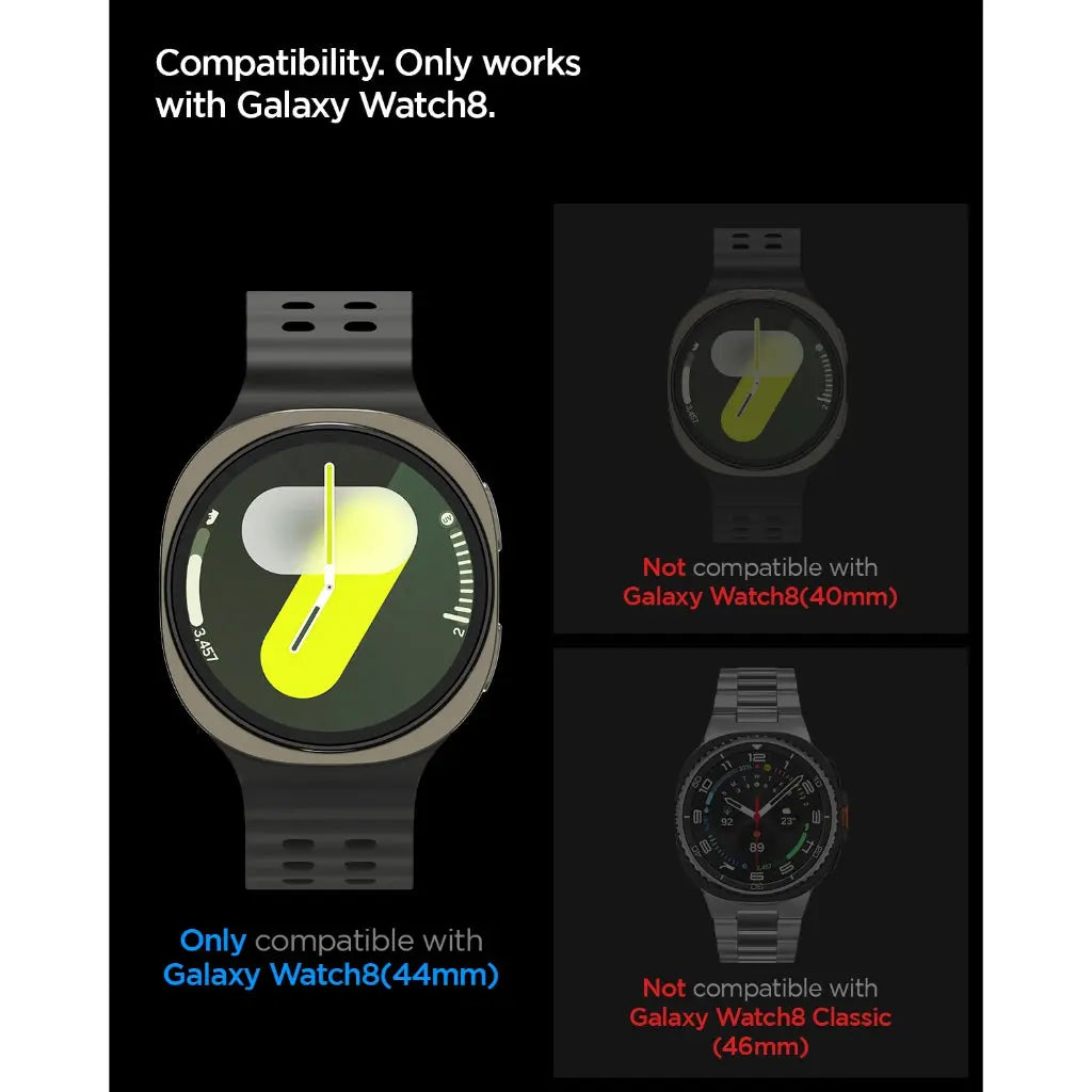 واقي شاشة Spigen Screen Protector EZ FIT for Samsung Watch 8 (44mm) [