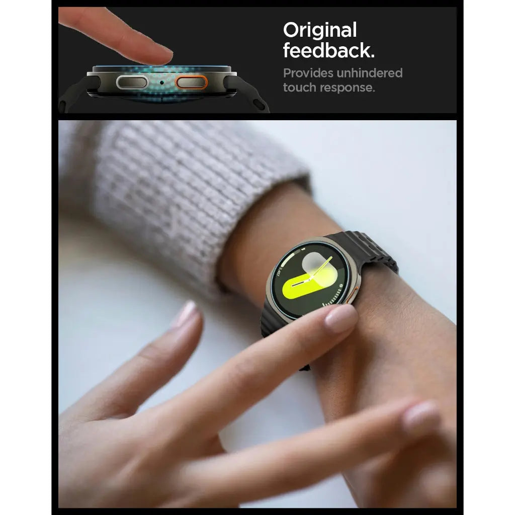 واقي شاشة Spigen Screen Protector EZ FIT for Samsung Watch 8 (44mm) [
