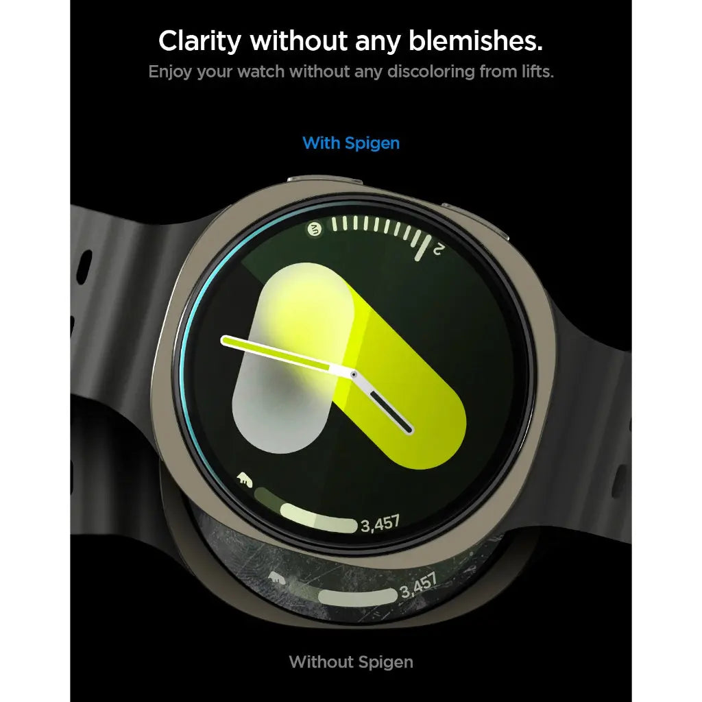 واقي شاشة Spigen Screen Protector EZ FIT for Samsung Watch 8 (44mm) [