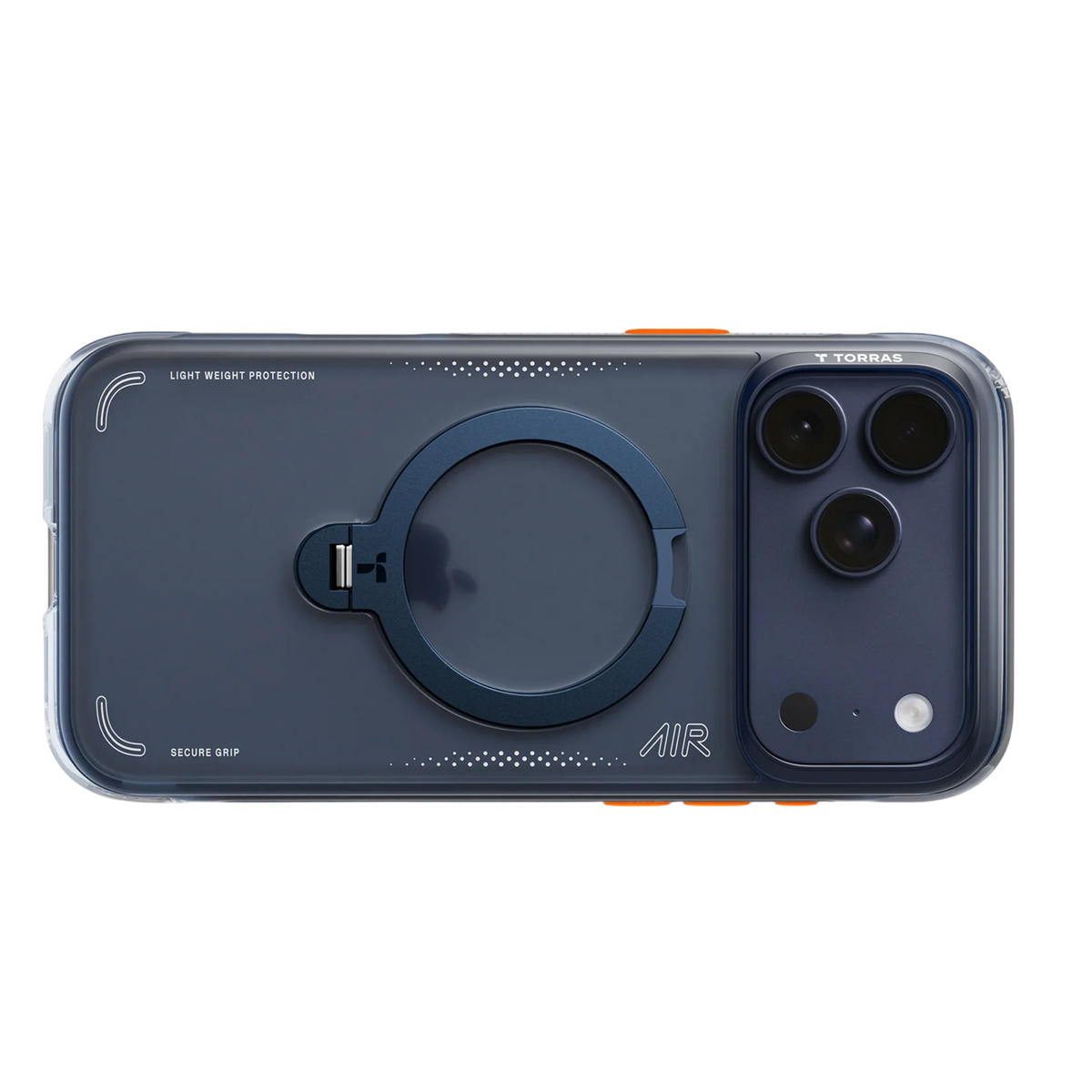 Torras Ostand Q3 Air for iPhone 17 Pro Max - Deep Blue
