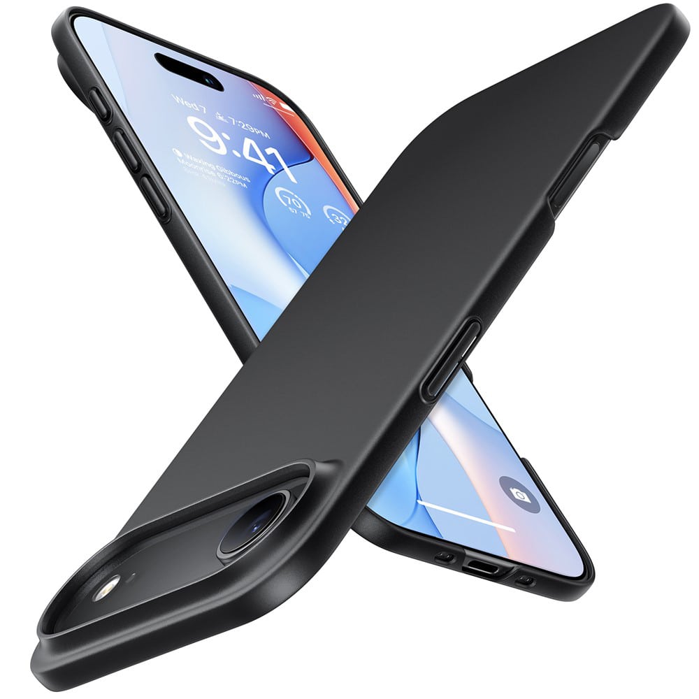 TORRAS SlimFit MagSafe Black Case for iPhone 17 Pro Max / 17 Pro / Air / 17