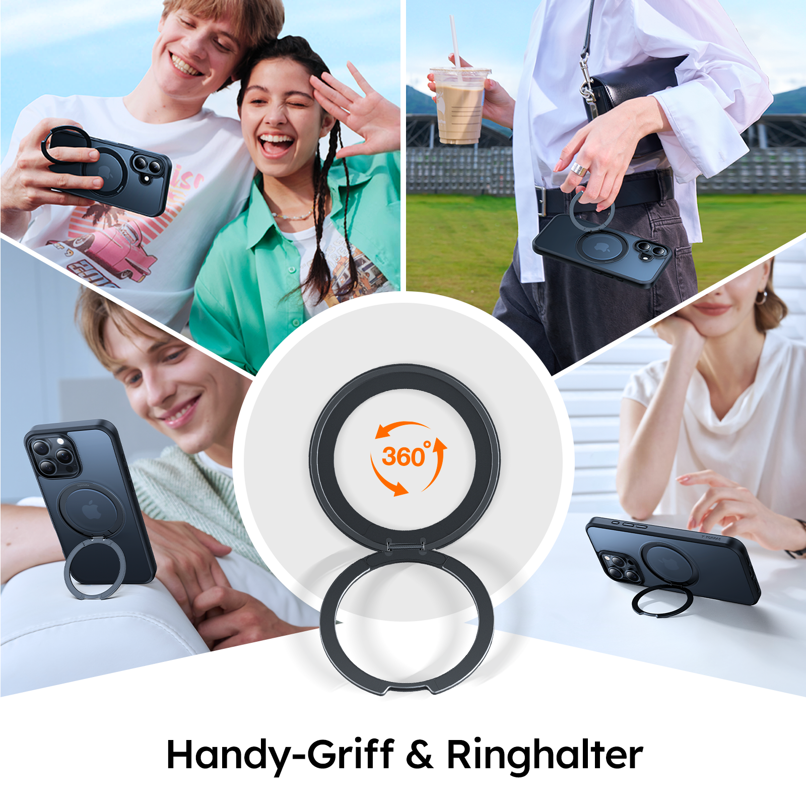 توارس Ostand Pro 360° Rotate Stand MagSafe Case for iPhone 16 Pro Max