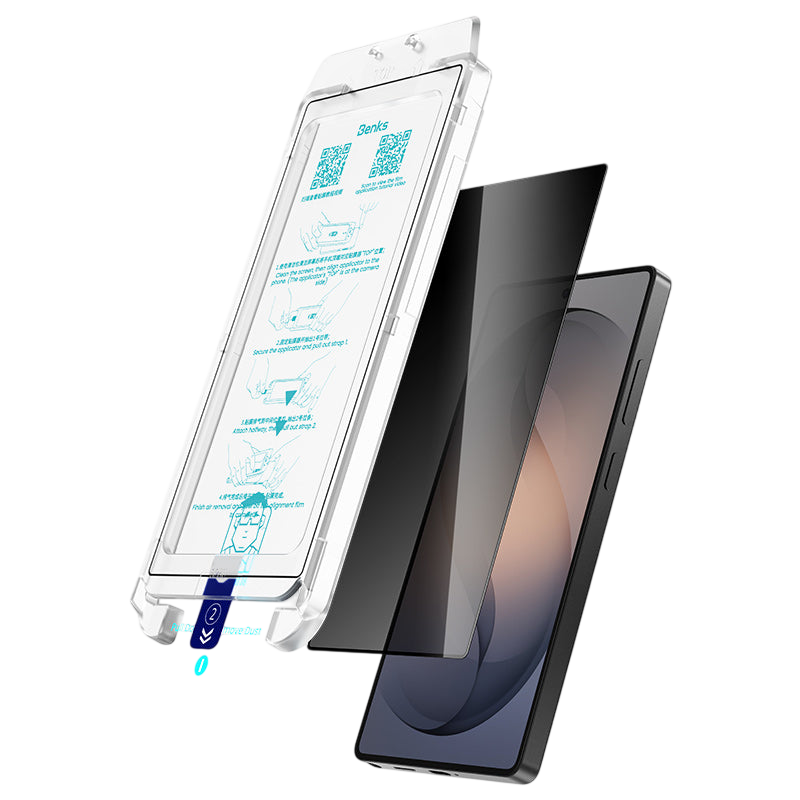 Benks Ultra Shield Privacy Screen Protector for Samsung Galaxy S26 Ultra / S26+ / S26 - 1 Pack