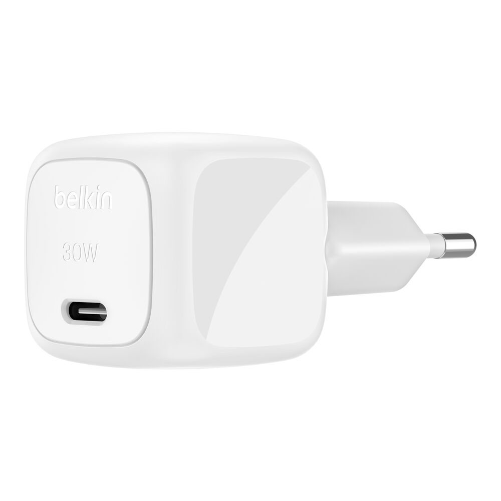 Belkin 30W USB-C wall charger with 2-pin EU plug