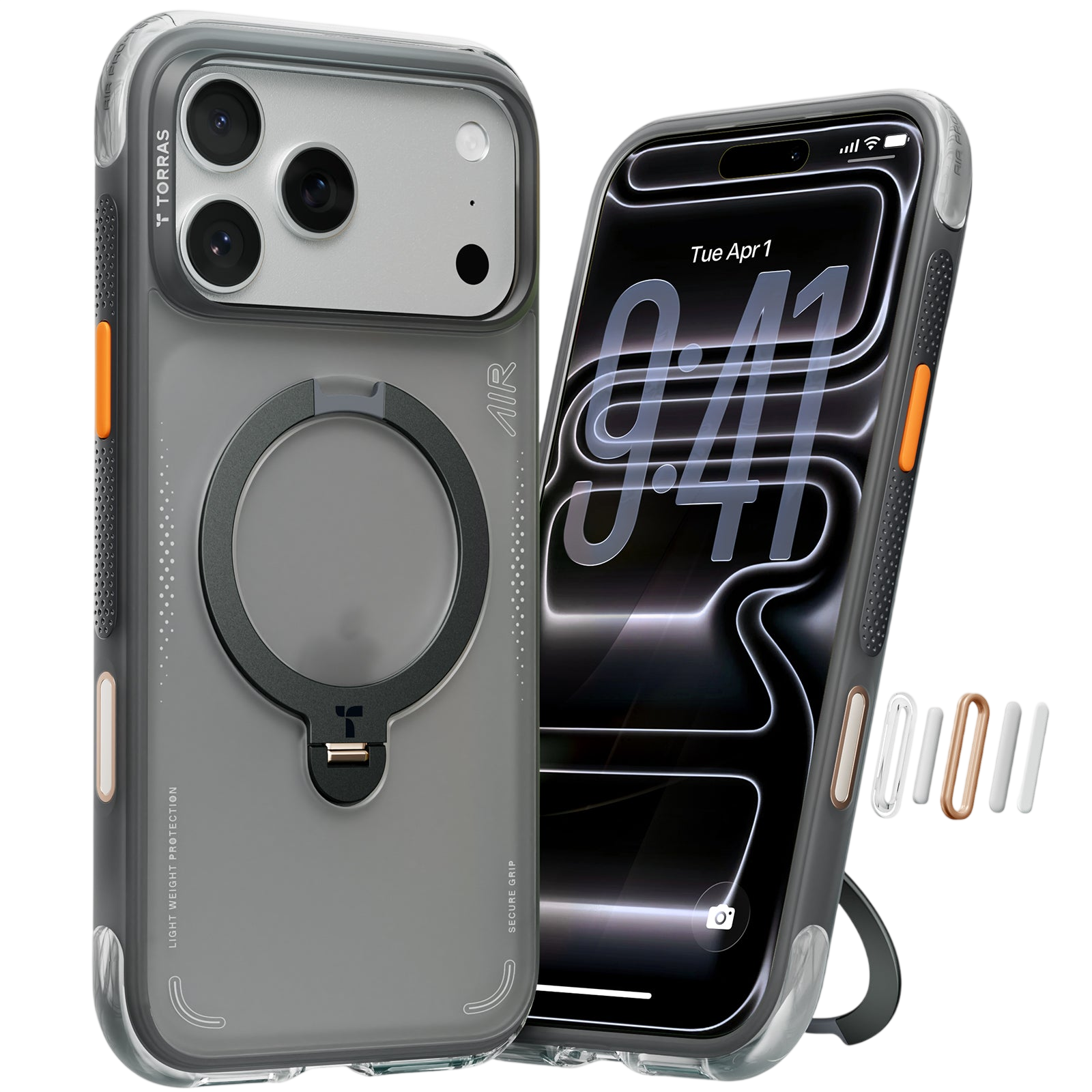 حافظة Torras Ostand Q3 Air لهاتف iPhone 17 Pro