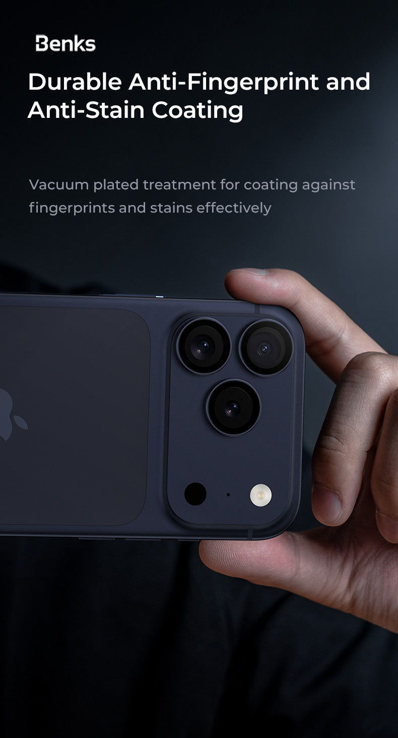 واقي عدسة الياقوت من بنكس لـ iPhone 17 Pro Max / 17 Pro