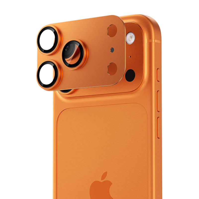 Benks GlassWarrior Plateau + Lens Protector for iPhone 17 Pro & Pro Max - Orange #color_orange