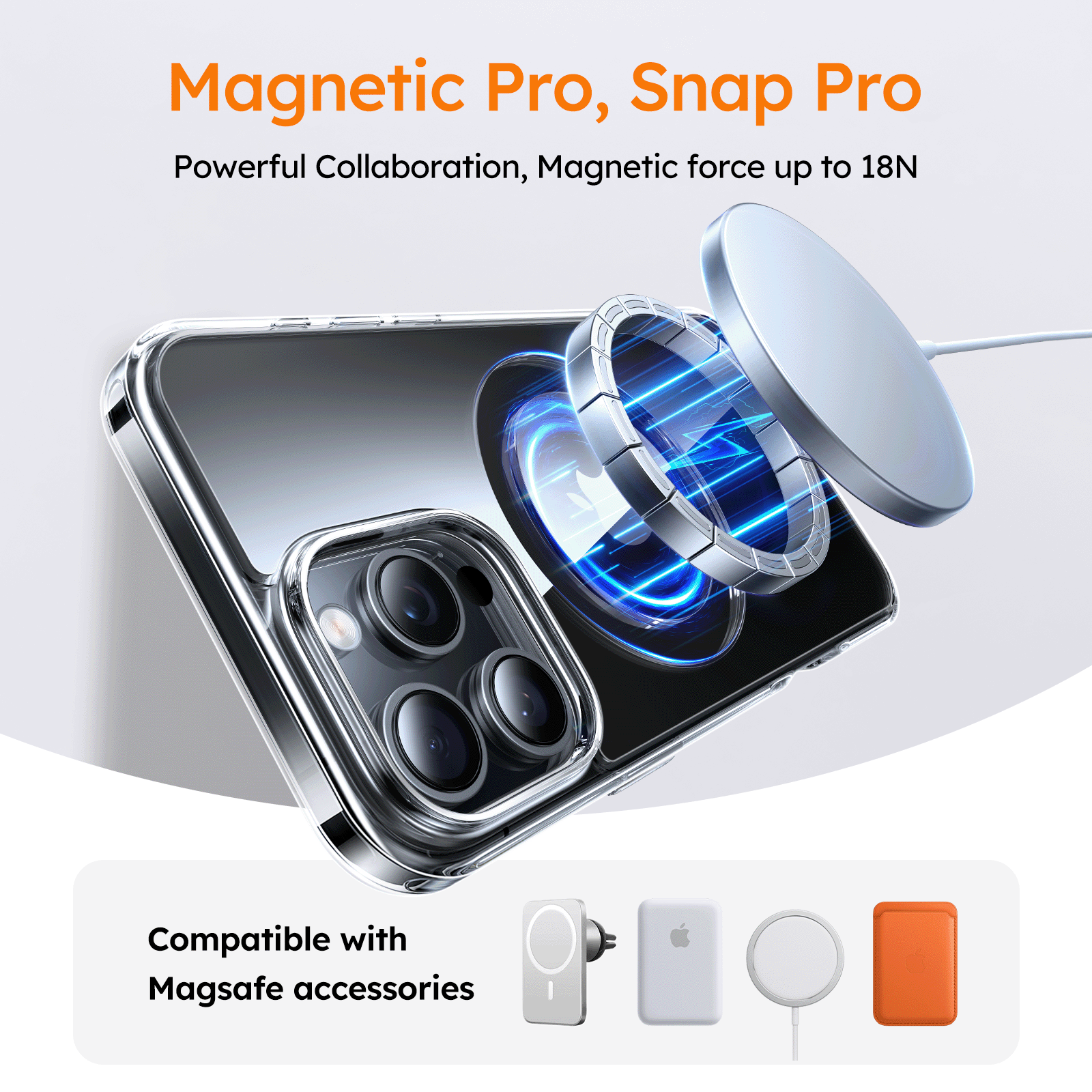 حافظة TOORAS Ostand Pro 360° قابلة للدوران مع تقنية MagSafe لهاتف iPhone 16 Pro