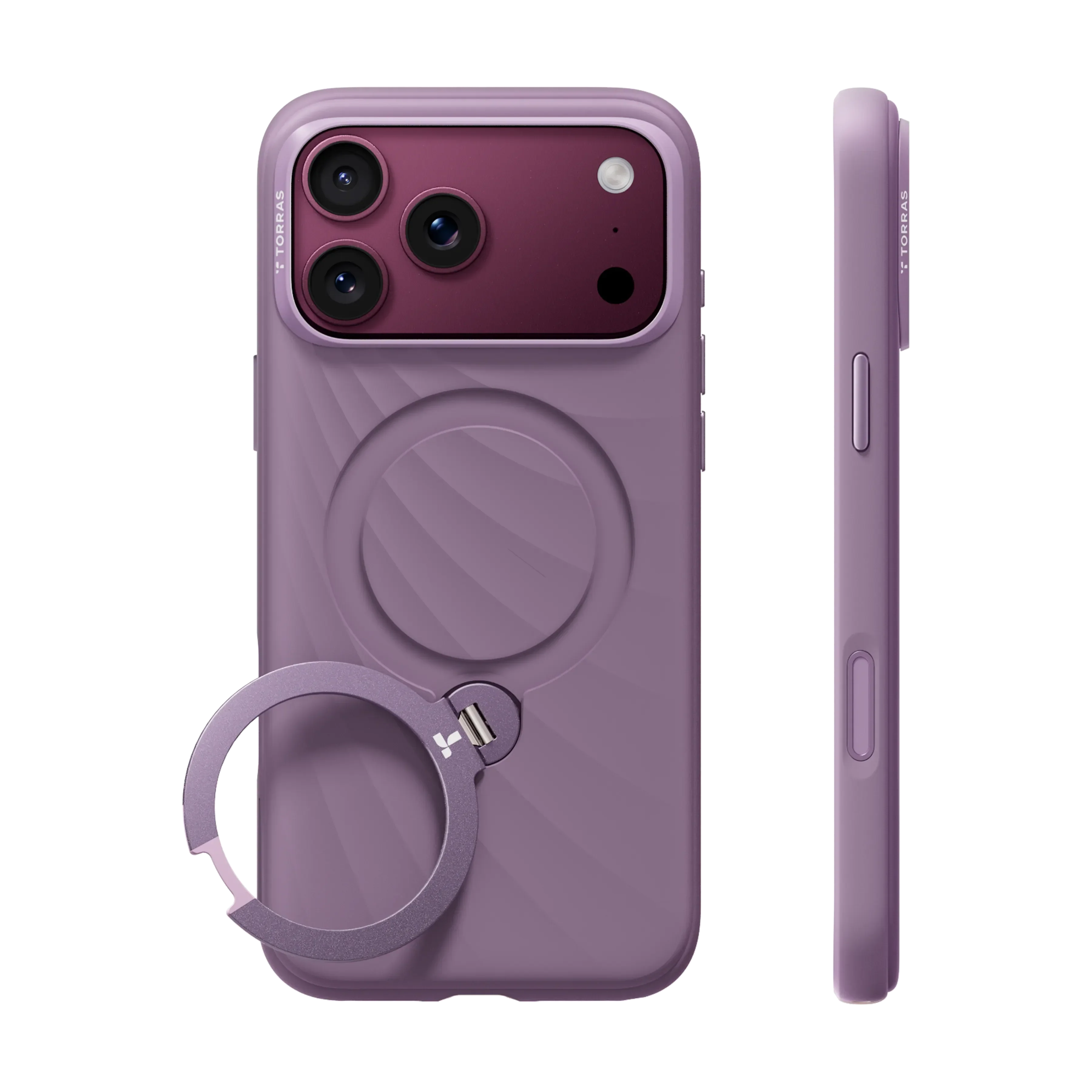 Torras Ostand Q3 Silicone Case for iPhone 18 Pro