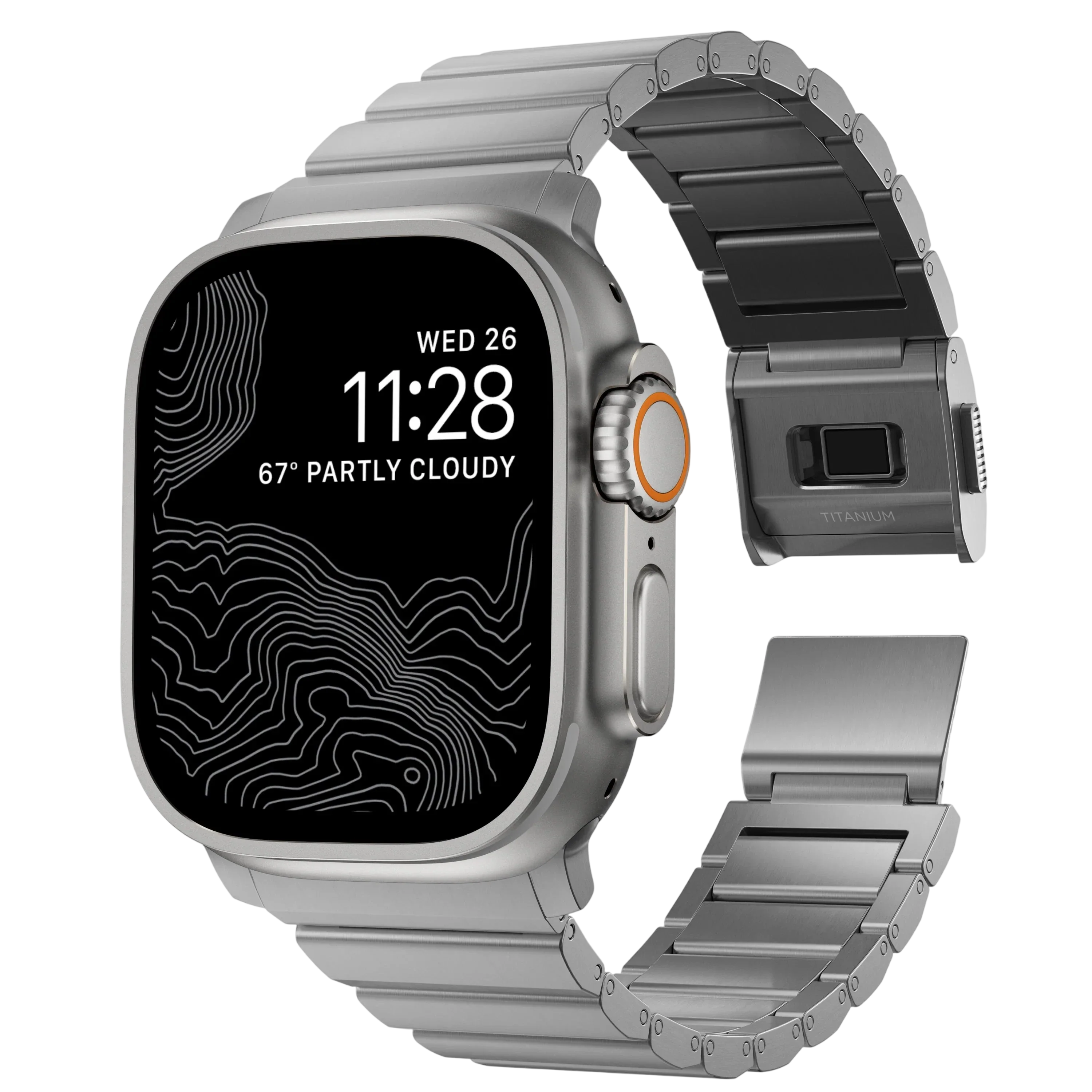 Nomad Natural Hardware Titanium Band for Apple Watch 49mm / 46mm