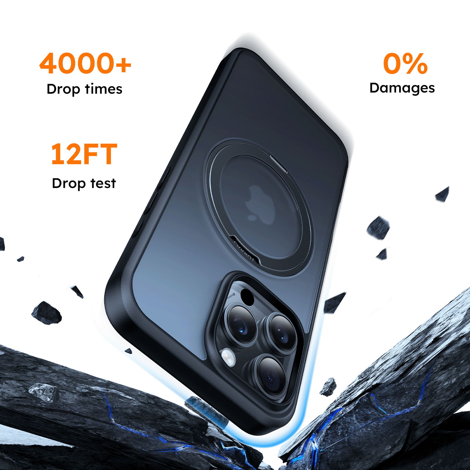 توارس Ostand Pro 360° Rotate Stand MagSafe Case for iPhone 16 Pro Max