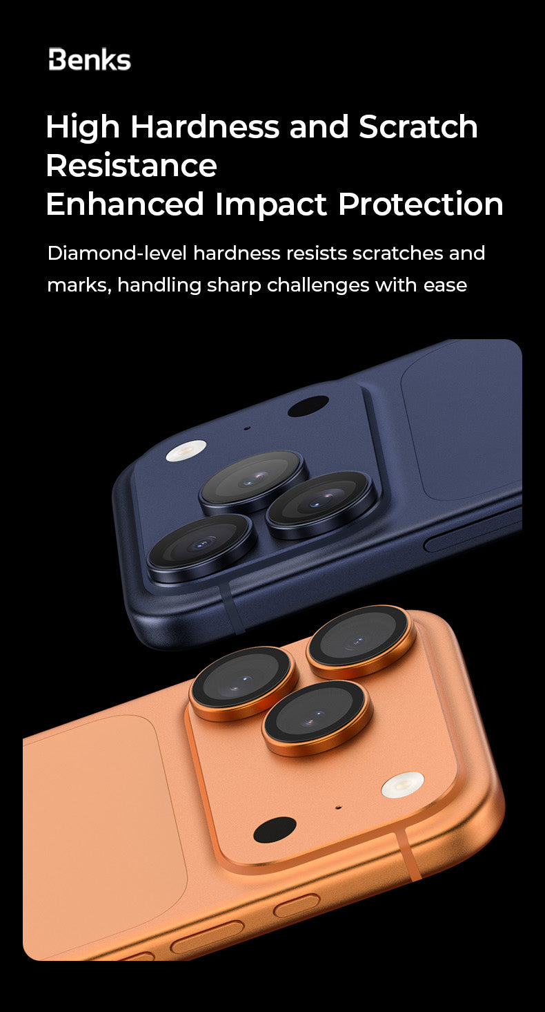 واقي عدسة الياقوت من بنكس لـ iPhone 17 Pro Max / 17 Pro