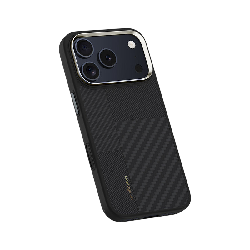 غلاف بنكس مونتاج أرمور برو مصنوع من كيفلار® لآيفون 17 برو ماكس / 17 برو / إير