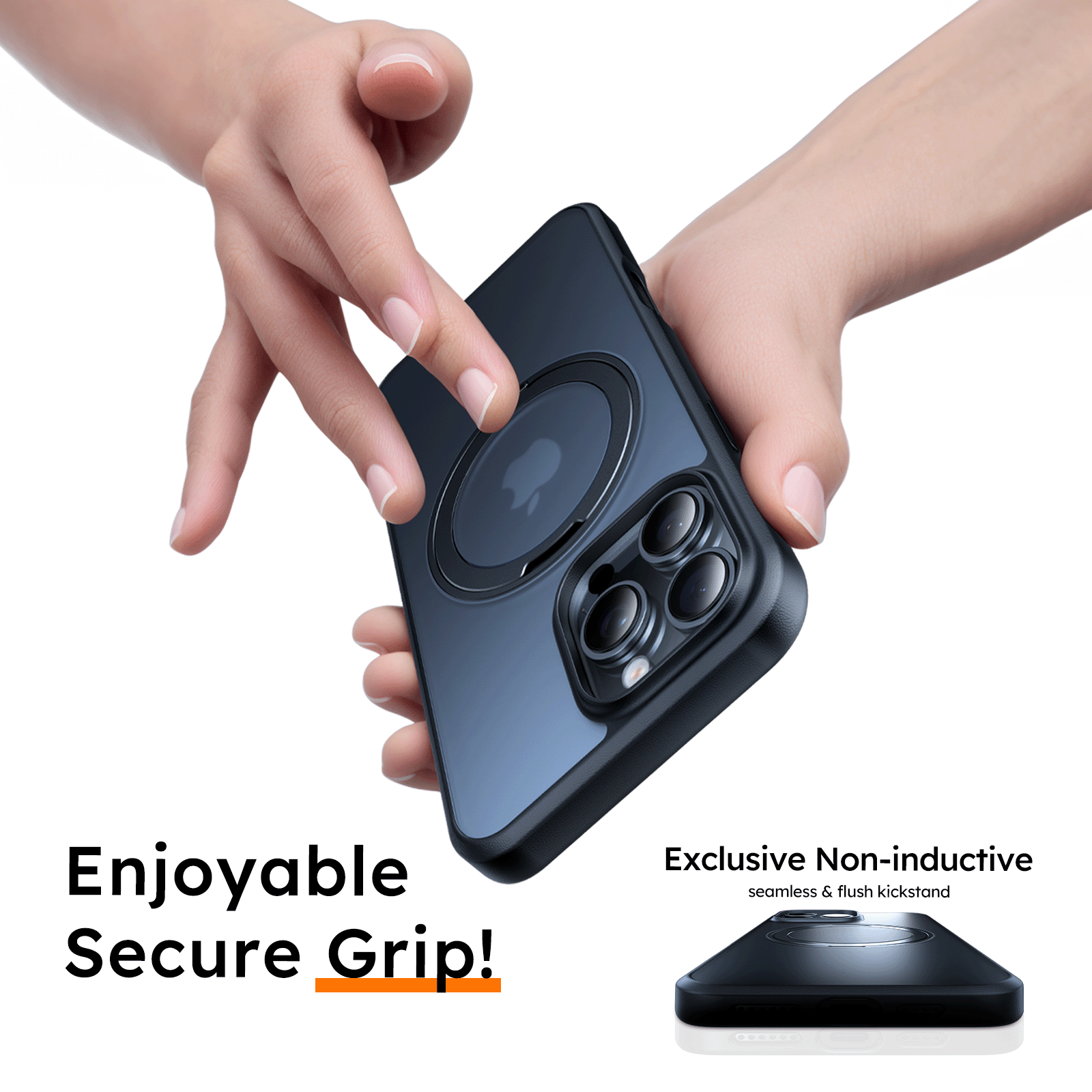 توارس Ostand Pro 360° Rotate Stand MagSafe Case for iPhone 16 Pro Max