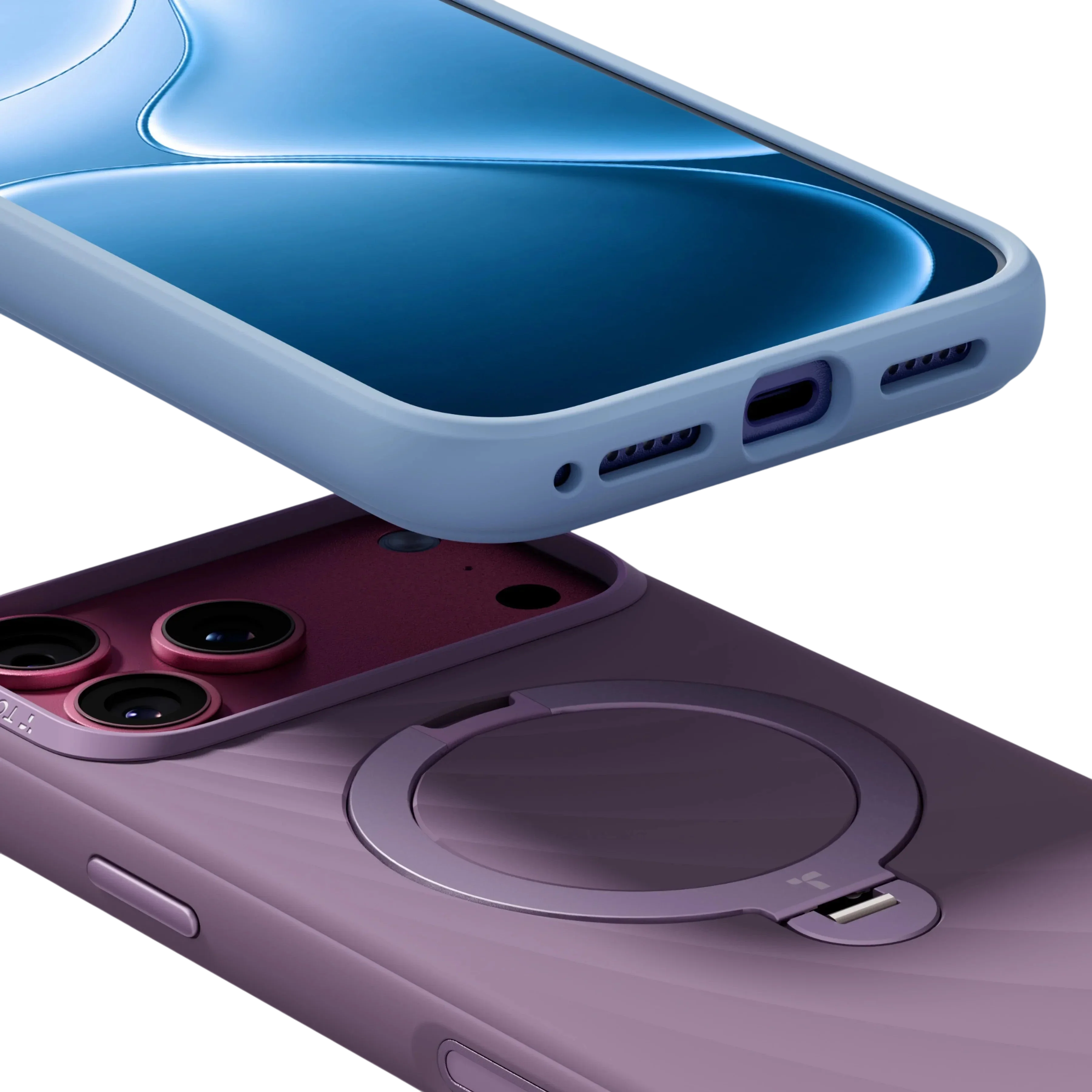 Torras Ostand Q3 Silicone Case for iPhone 18 Pro