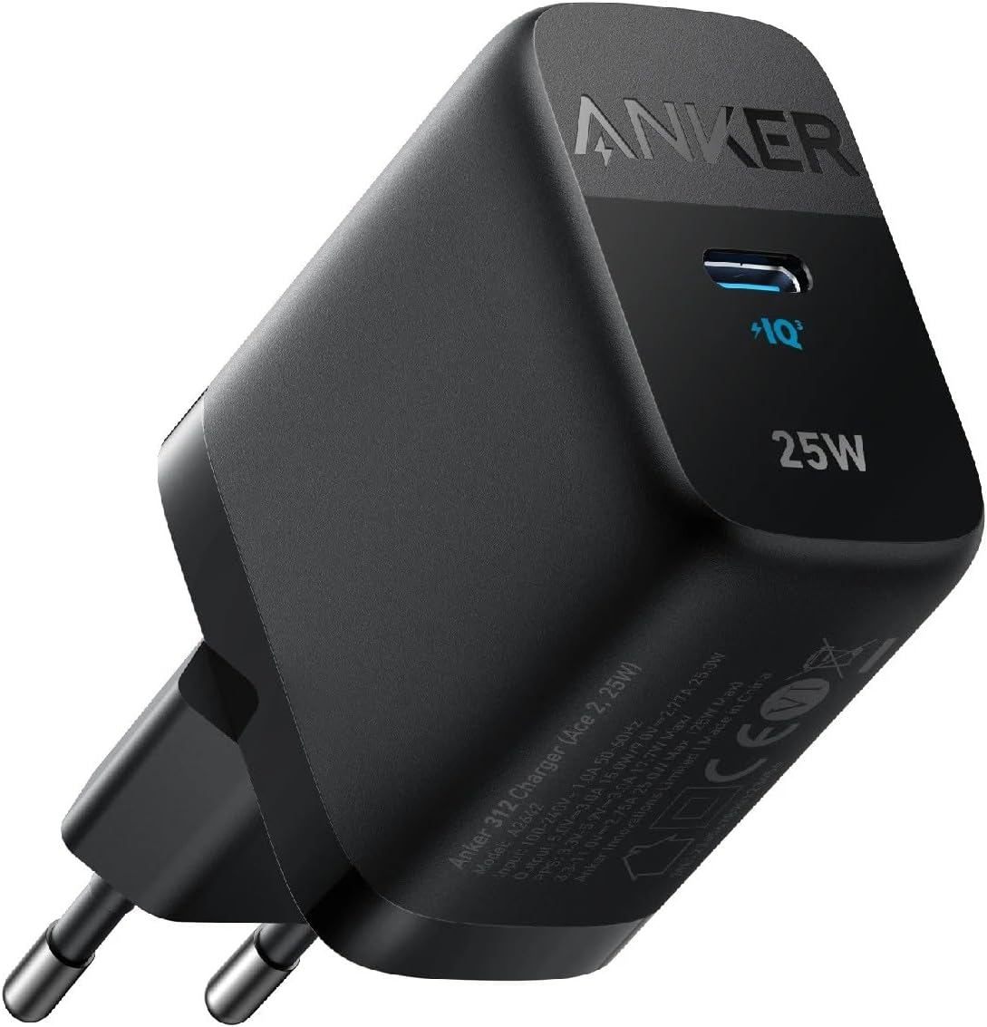 Anker 312 25W Ace Charger 2-Pin with 18 months warranty