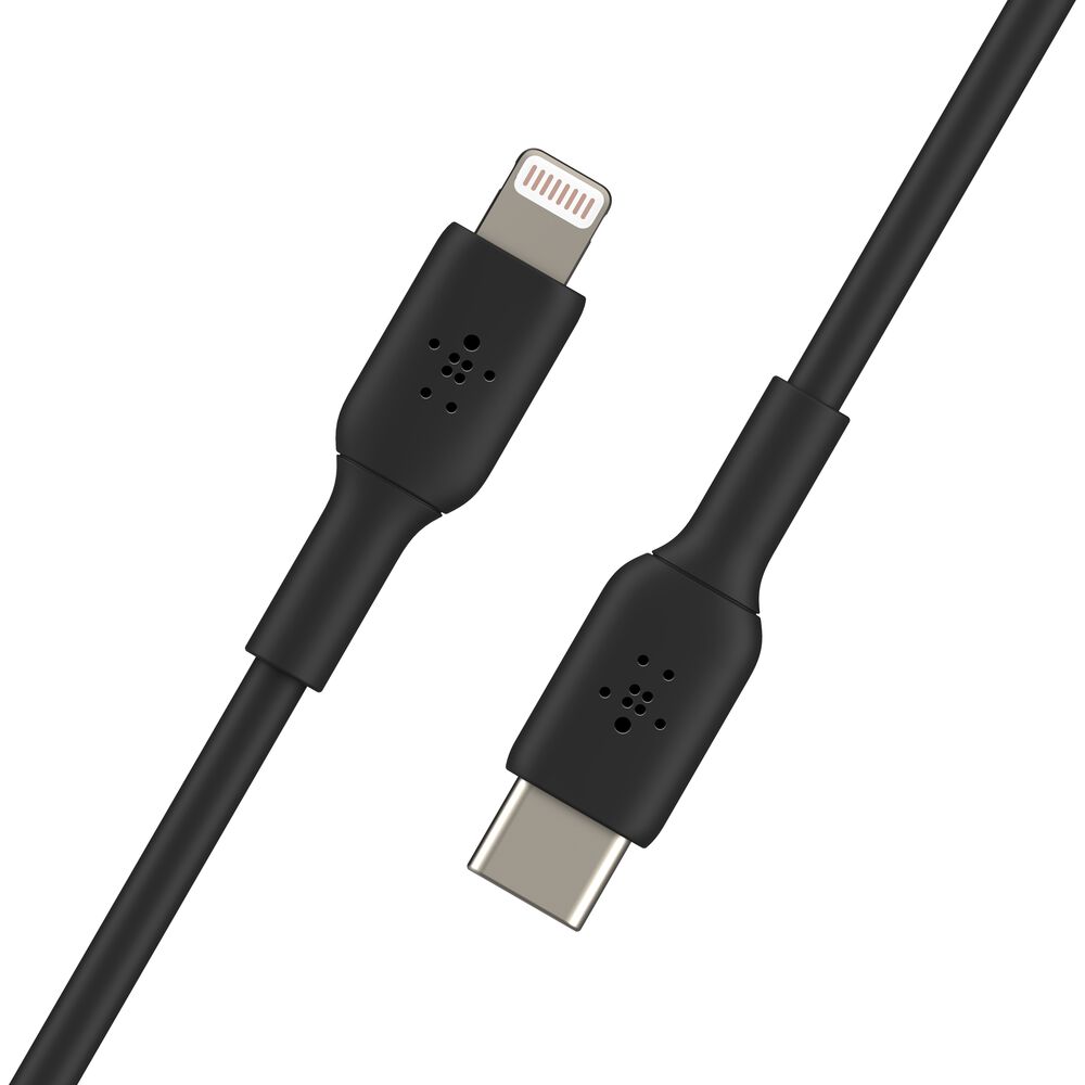 Belkin USB-C to Lightning cable connectors detail