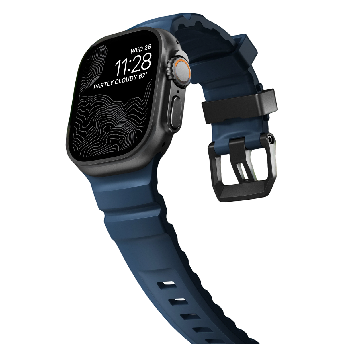 Nomad Rocky Point Band for Apple Watch 49mm / 46mm / 45mm - Atlantic Blue