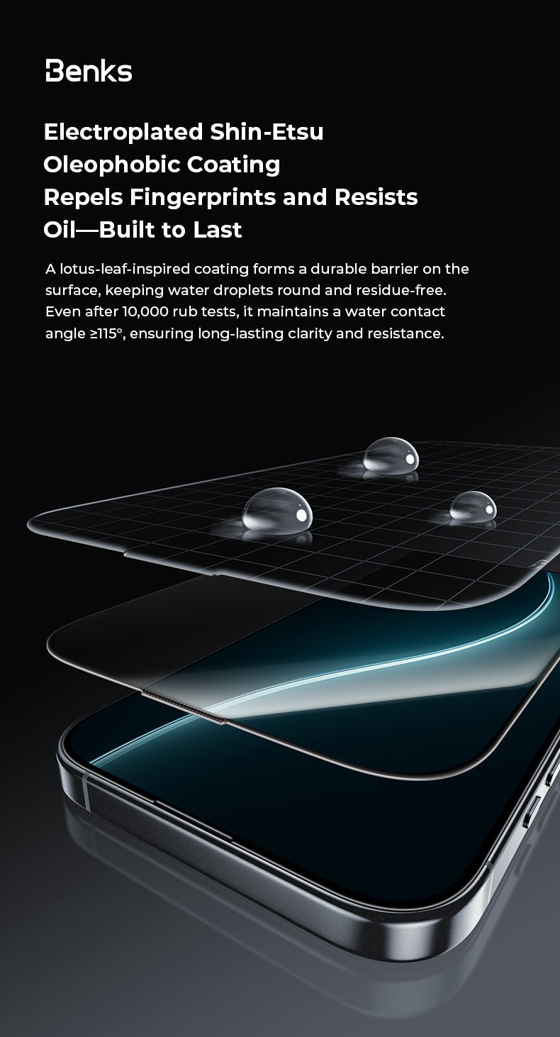 واقي شاشة Benks GlassWarrior Sapphire Screen Protector for iPhone 17 S