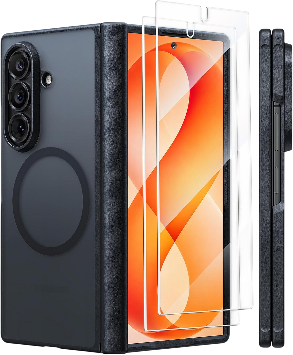 Torras Guardian-Mag for Samsung Galaxy Z Fold 8 Ultra - Matte Black