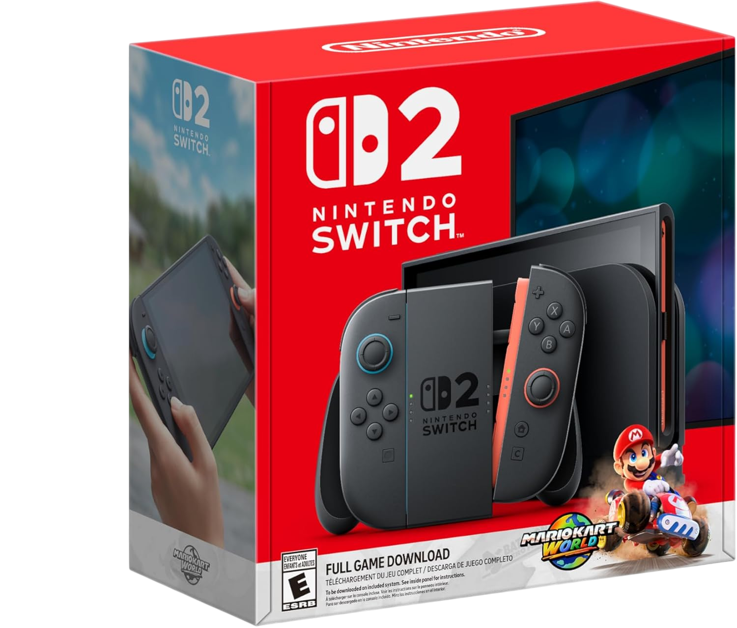 Nintendo Switch 2 Console + Mario Kart World Bundle - International Warranty
