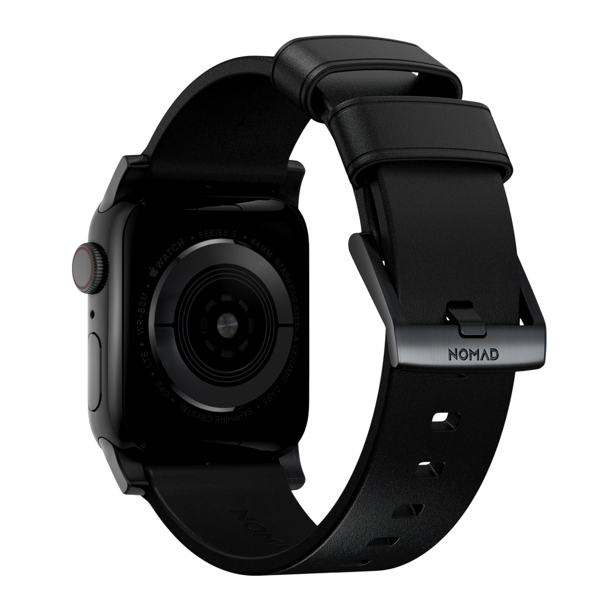 Nomad Modern Leather Band for Apple Watch Ultra 3 / 2 / 1 - 49mm - Black #color_black