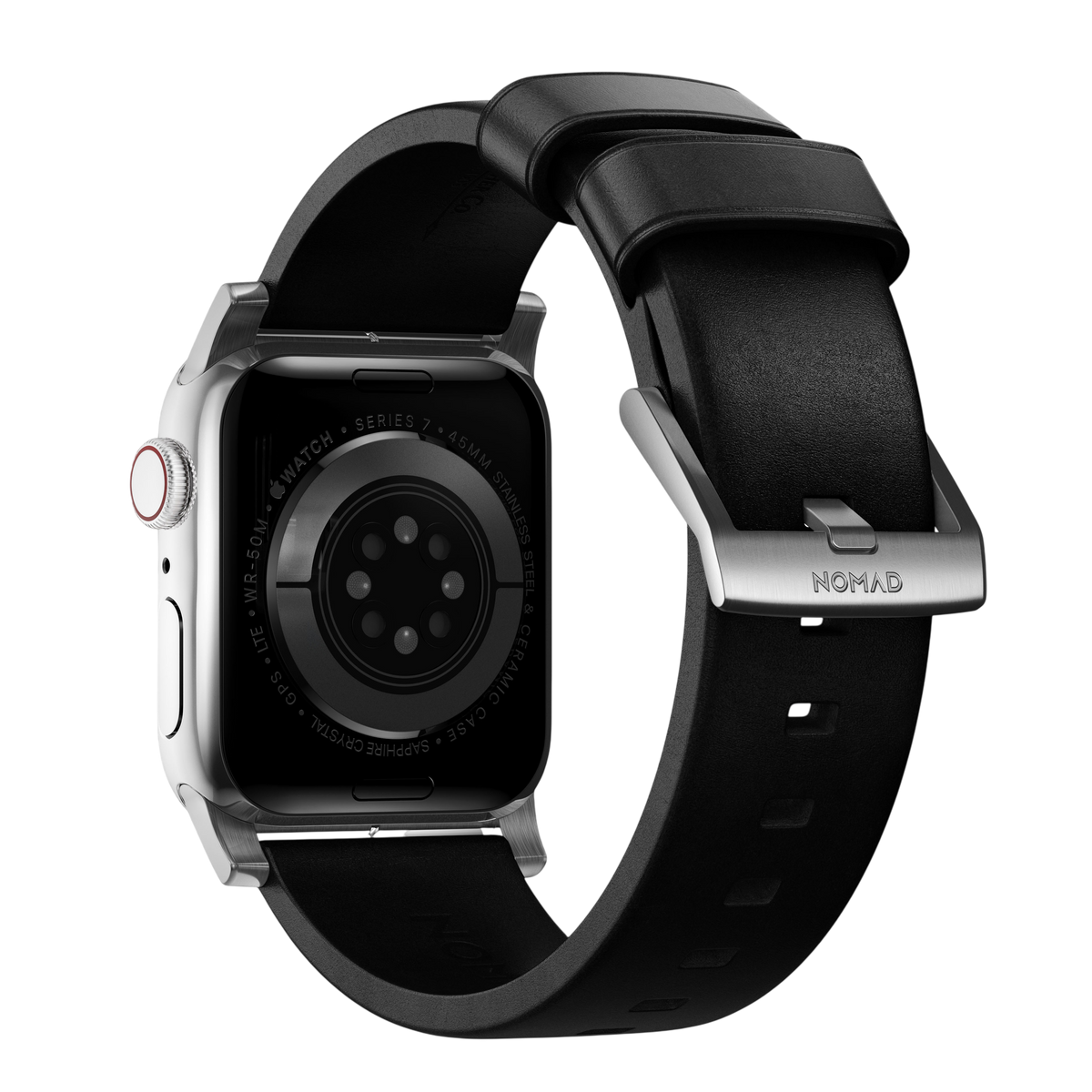 Nomad Modern Leather Band for Apple Watch Ultra 3 / 2 / 1 - 49mm - Black #color_black