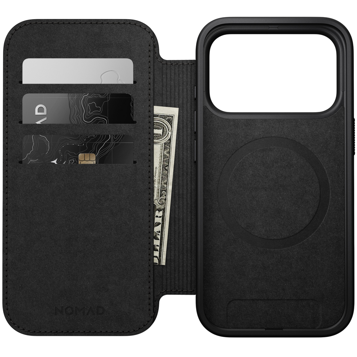 Nomad Modern Leather Folio Case for iPhone 18 Pro