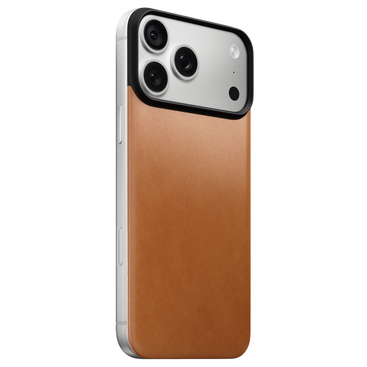 Nomad Mag Leather Back for iPhone 18 Pro Max - Saddle (Horween Leather)