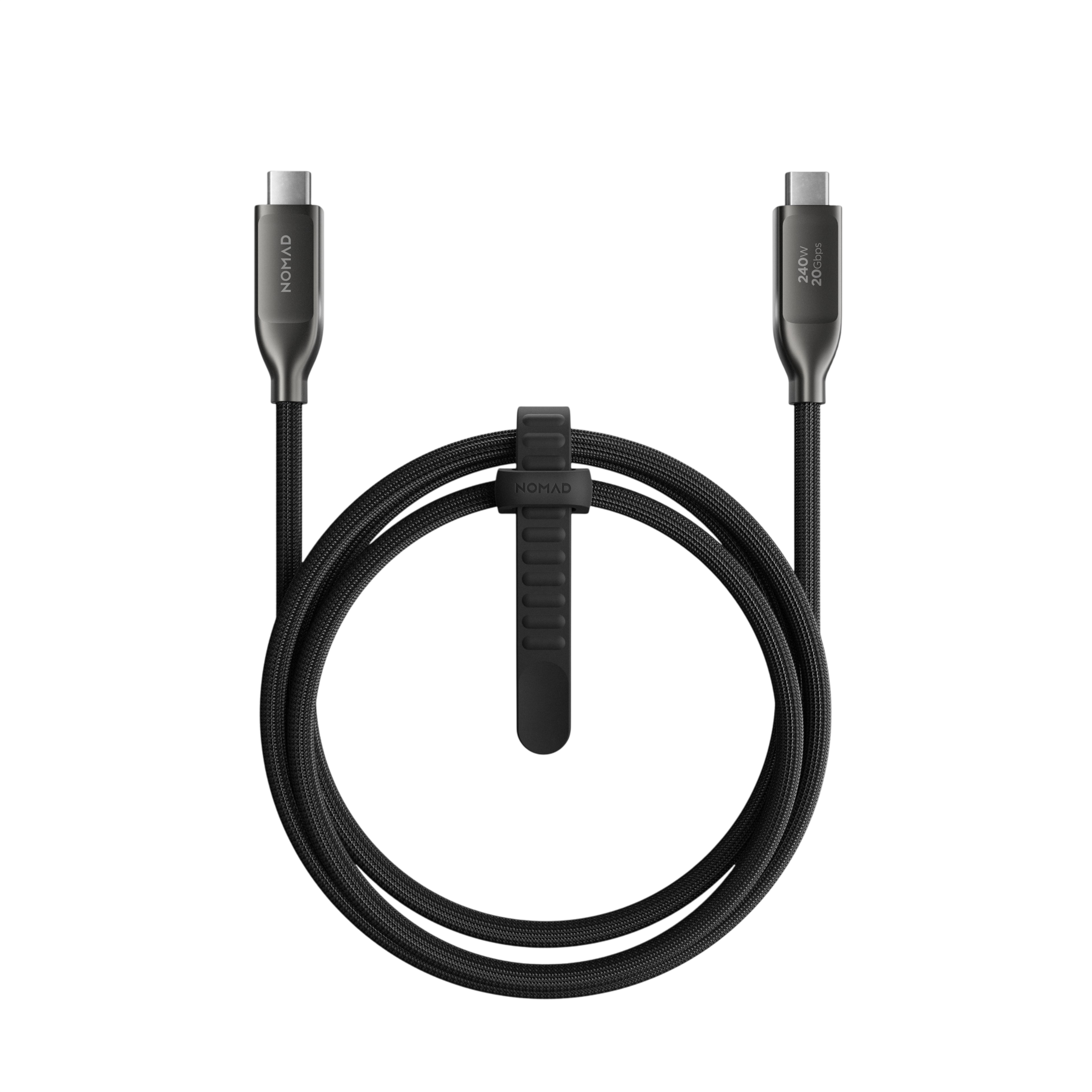 Nomad USB4 USB-C Cable Kevlar - Carbide - 1.0M