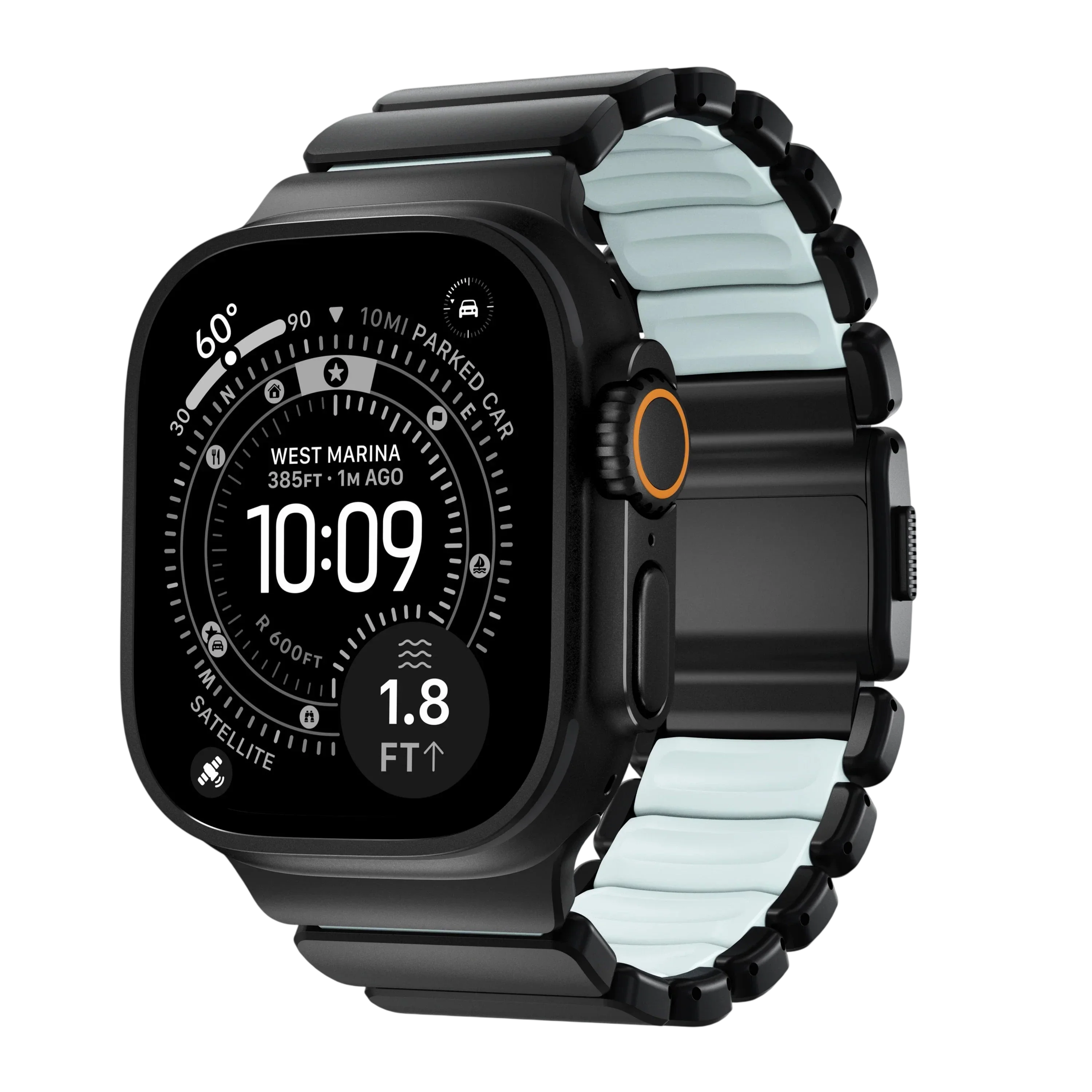 حزام نوماد ستراتوس لساعات آبل ووتش ألترا 3 / 2 / 1 - 49 مم