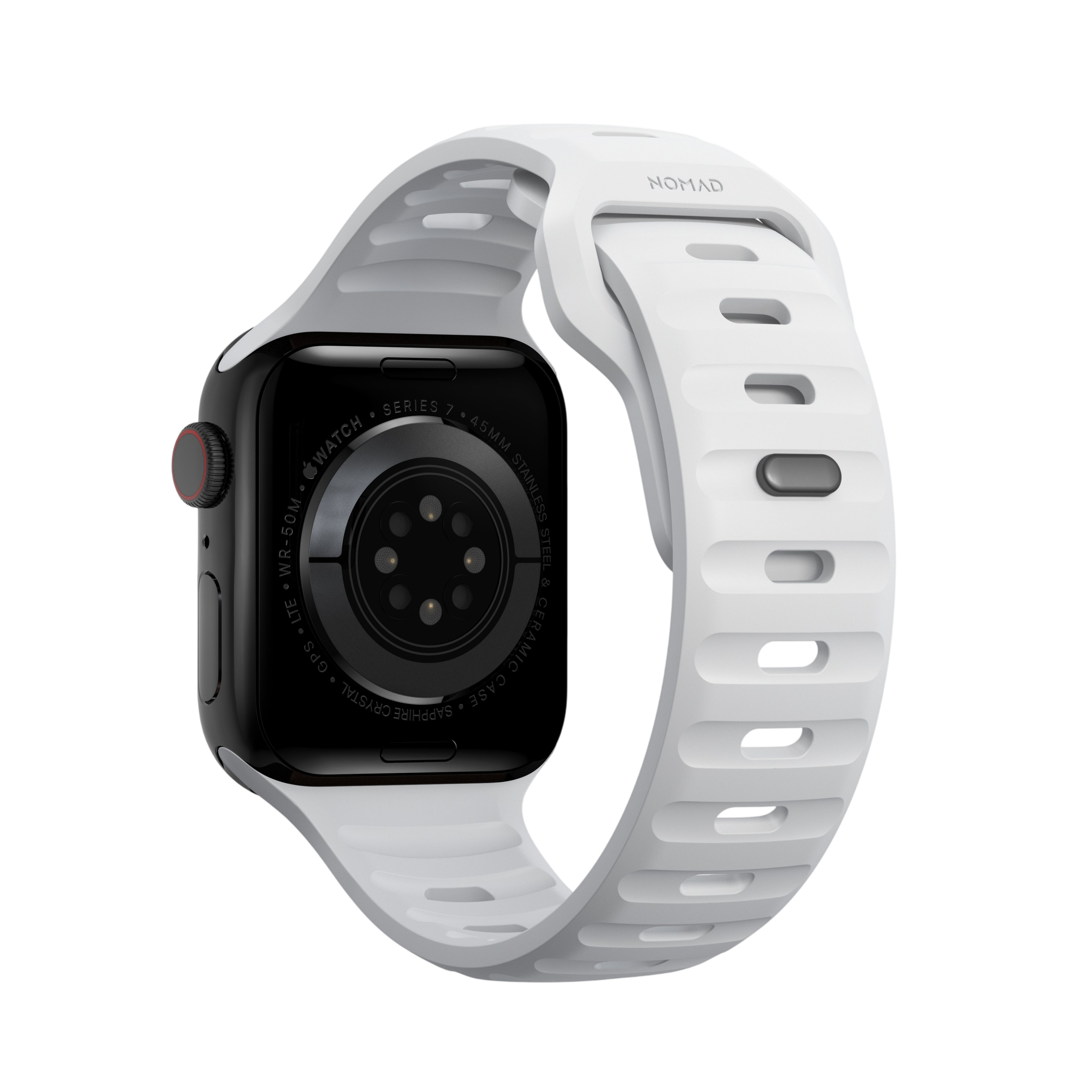 Nomad Waterproof Sport Band for Apple Watch 42mm / 41mm / 40mm - White #color_white