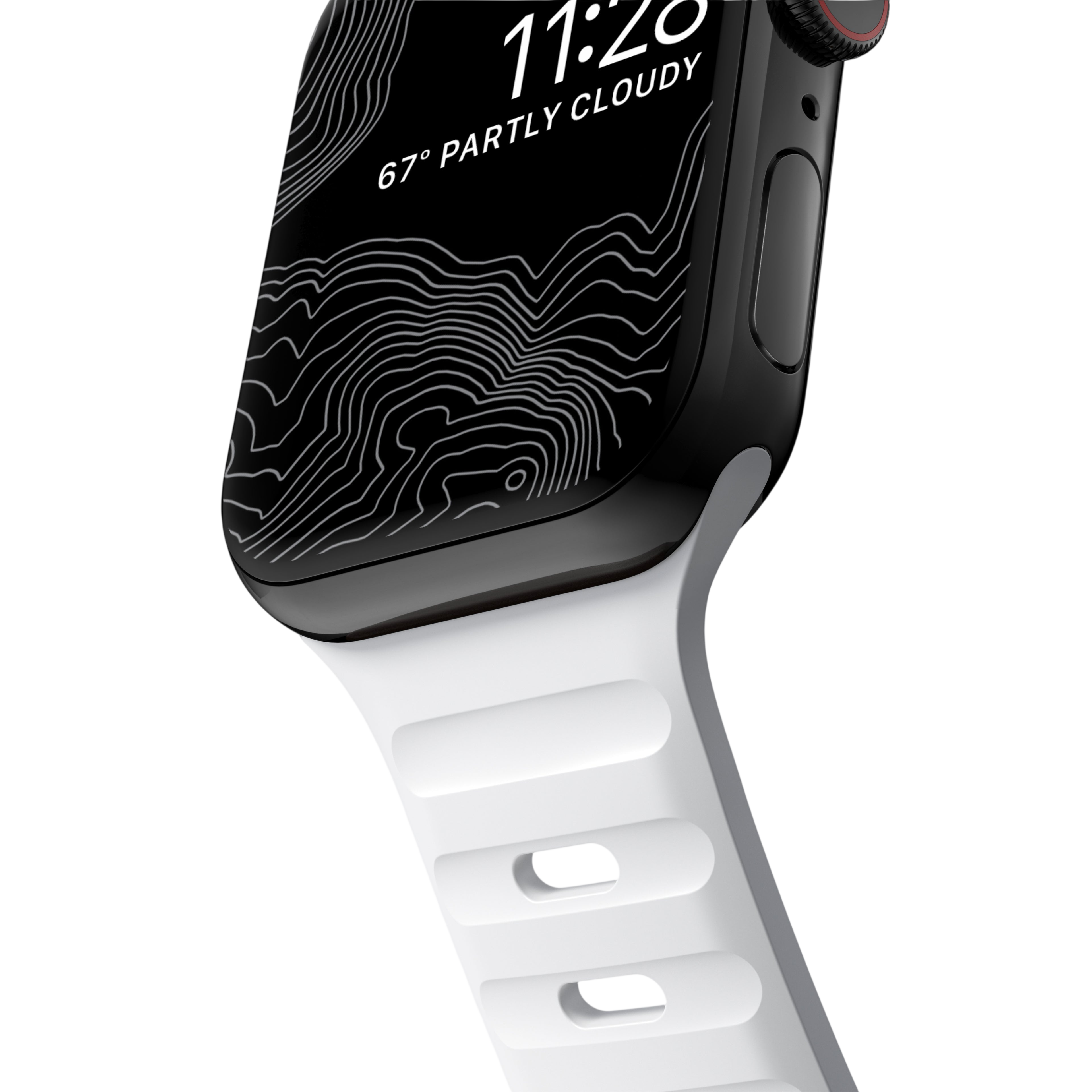 Nomad Waterproof Sport Band for Apple Watch 42mm / 41mm / 40mm - White #color_white