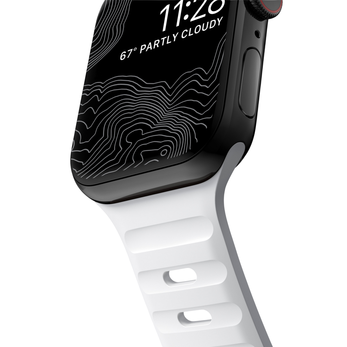 Nomad Waterproof Sport Band for Apple Watch 42mm / 41mm / 40mm - White #color_white