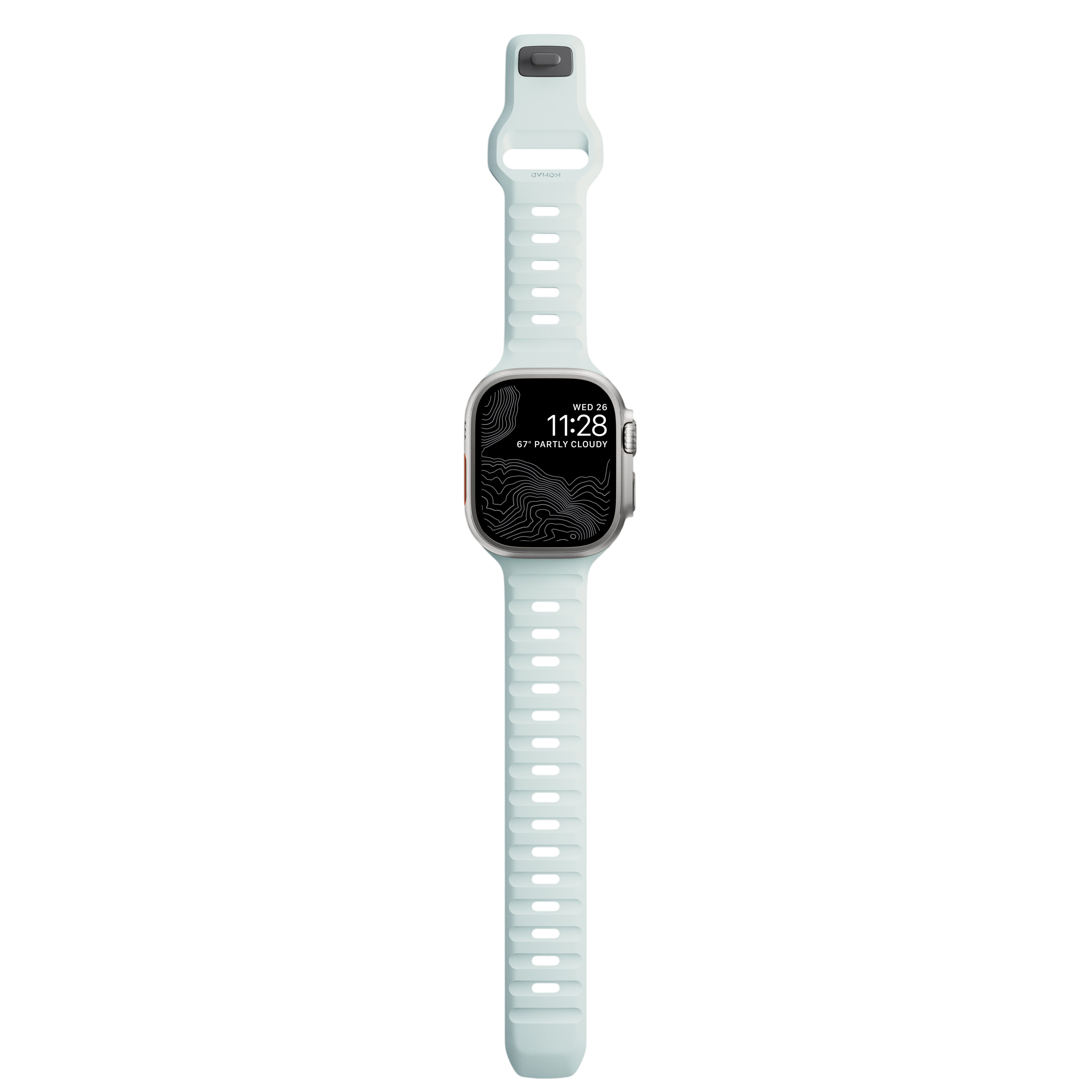 Nomad Waterproof Sport Band for Apple Watch 49mm / 46mm / 45mm - White