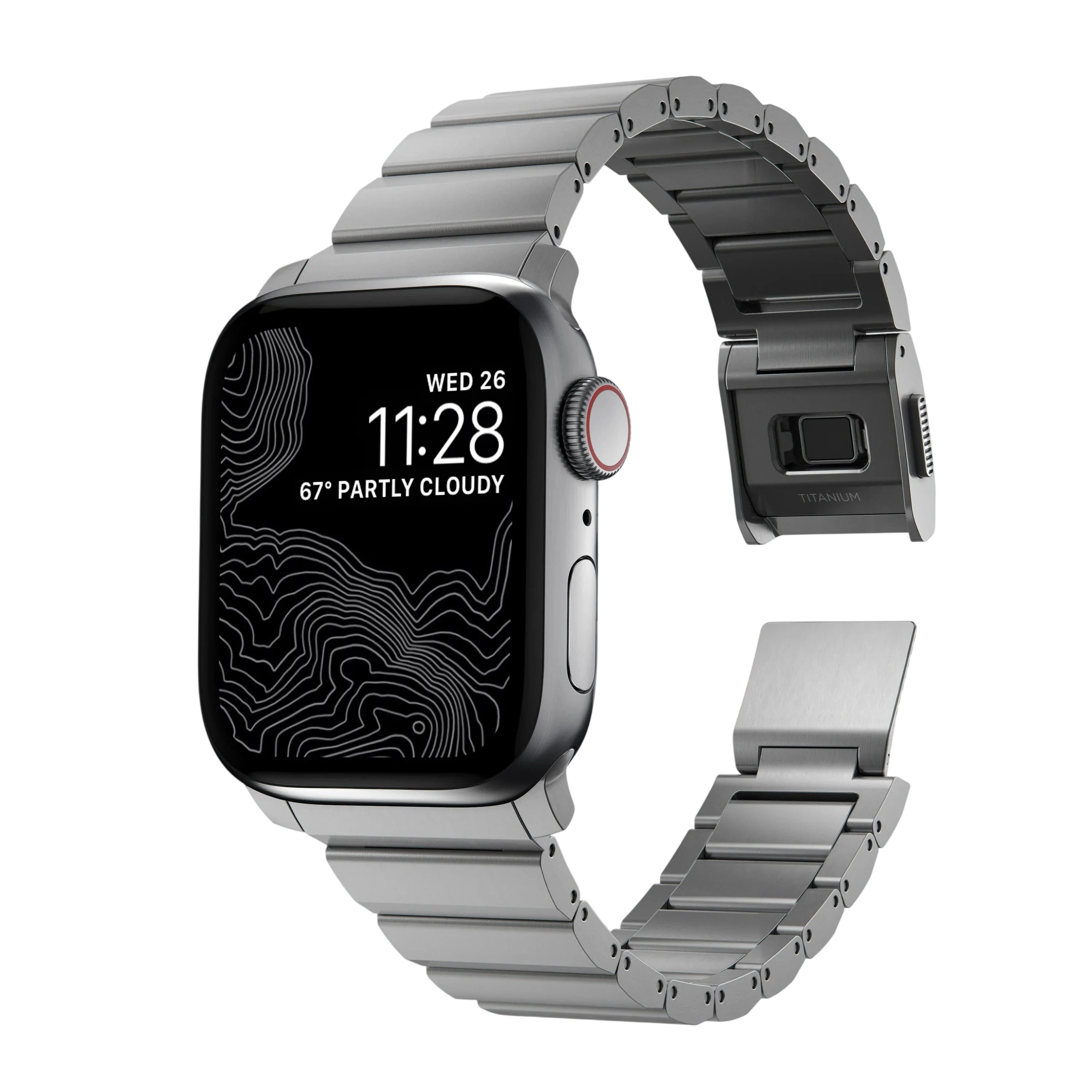 Nomad Natural Hardware Titanium Band for Apple Watch 49mm / 46mm