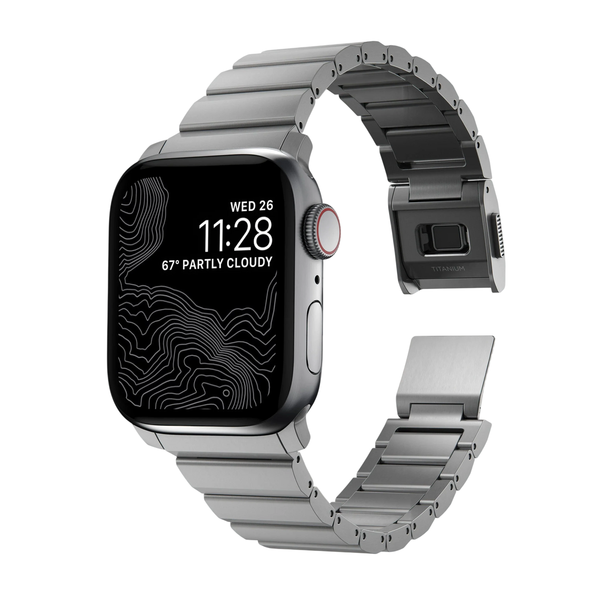 Nomad Titanium Band for Apple Watch 42mm / 41mm - Natural Hardware #color_natural-hardware