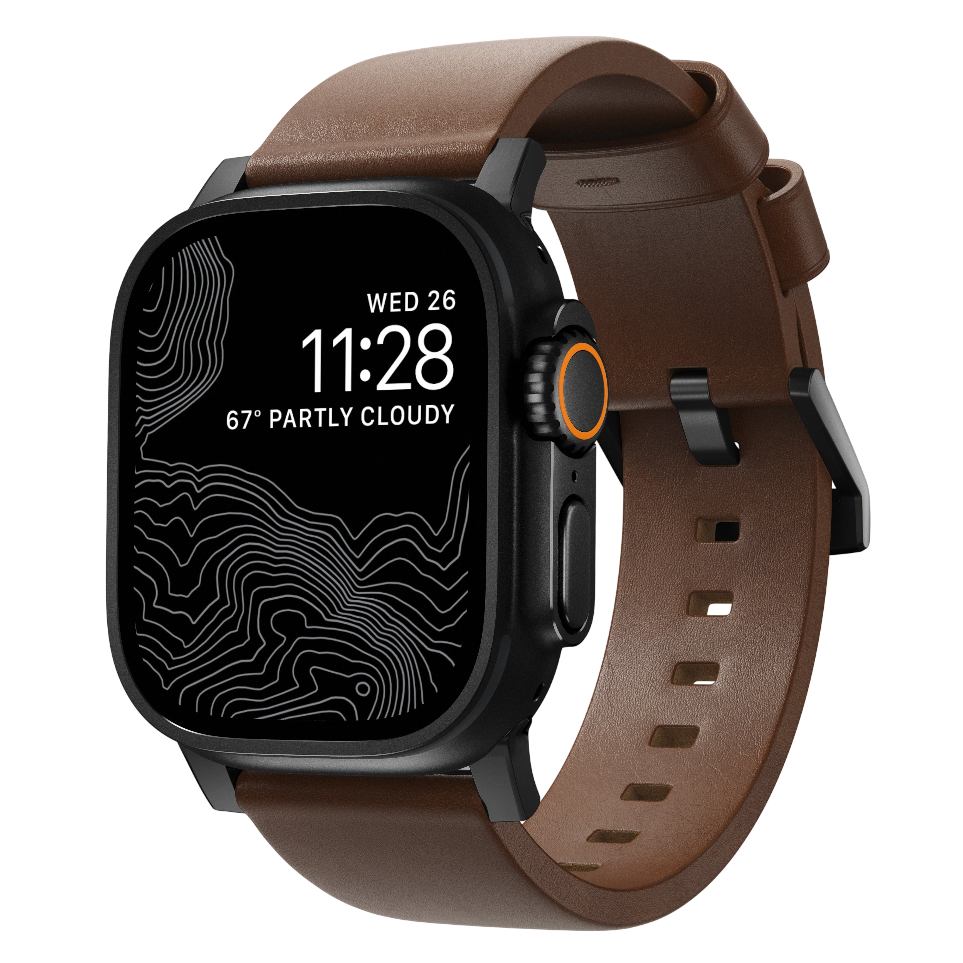 Nomad Modern Leather Band for Apple Watch Ultra 3 / 2 / 1 - 49mm