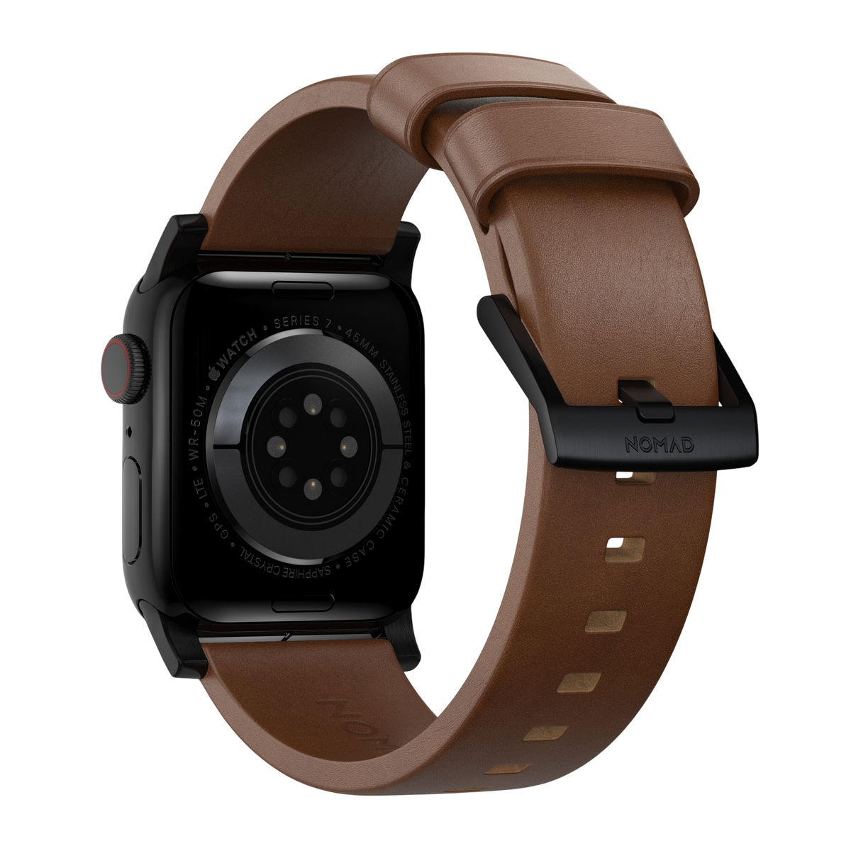 Nomad Modern Leather Band for Apple Watch Ultra 3 / 2 / 1 - 49mm - Brown #color_brown