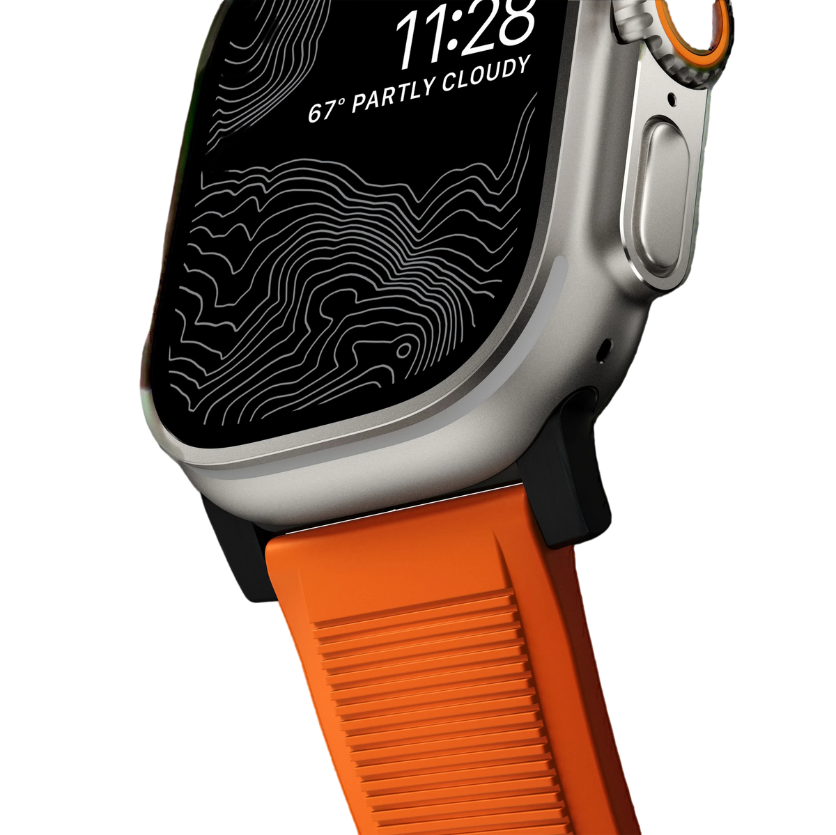 Nomad Rugged Band for Apple Watch Ultra 49mm - Ultra Orange