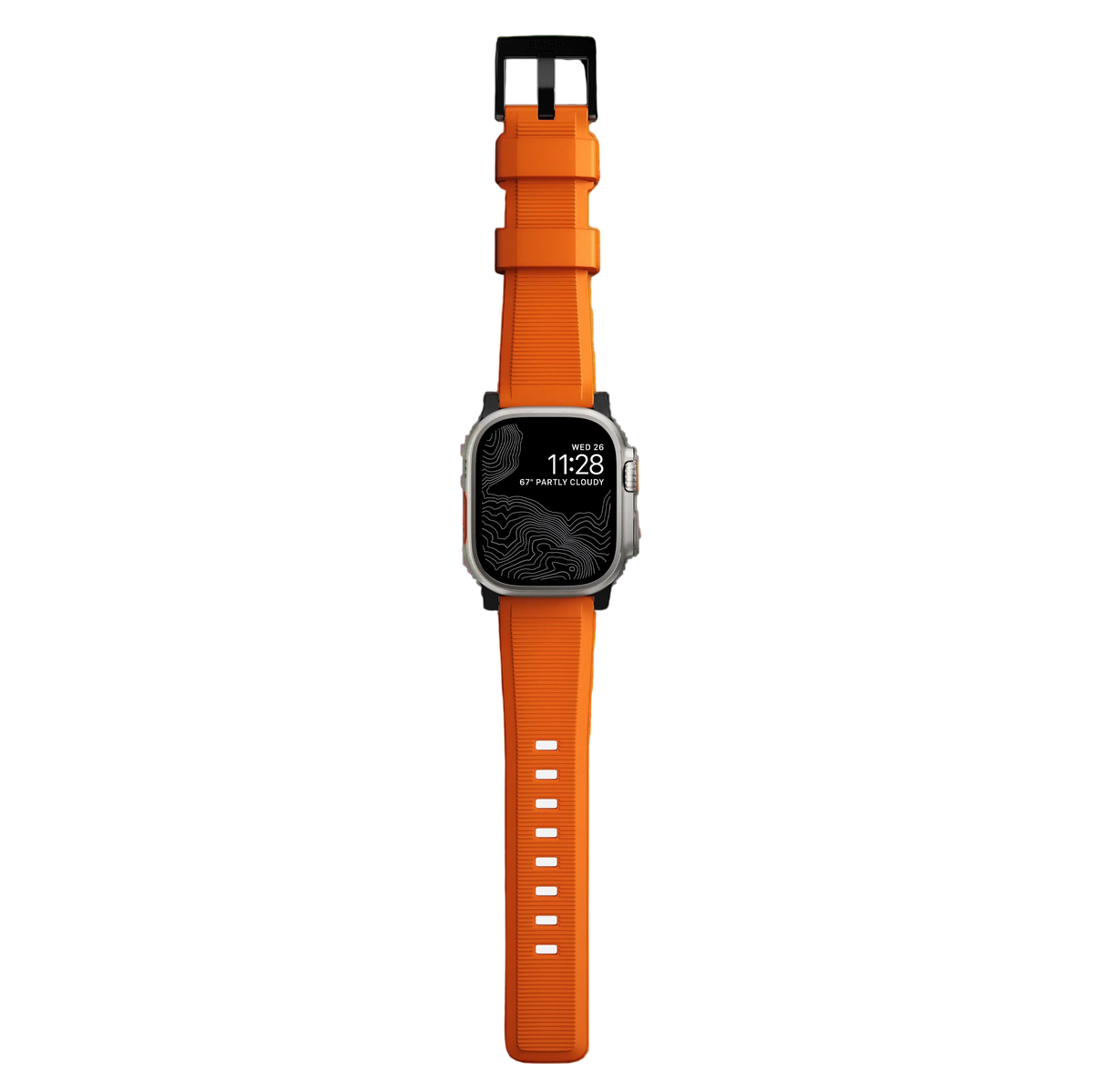 Nomad Rugged Band for Apple Watch Ultra 49mm - Ultra Orange