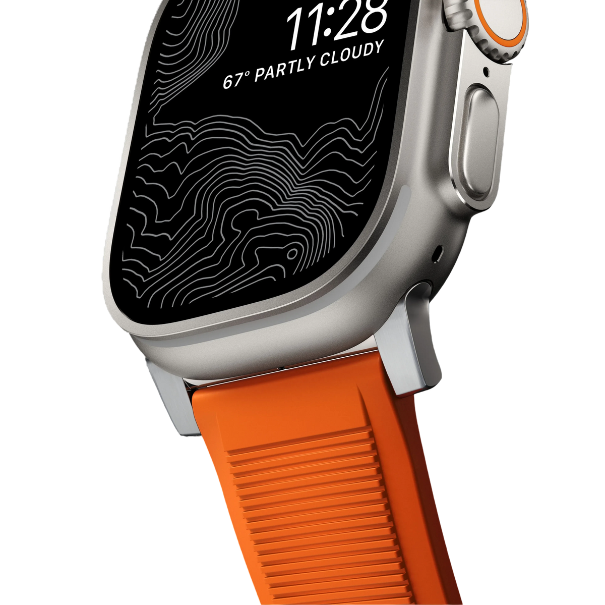 Nomad Rugged Band for Apple Watch Ultra 49mm - Ultra Orange