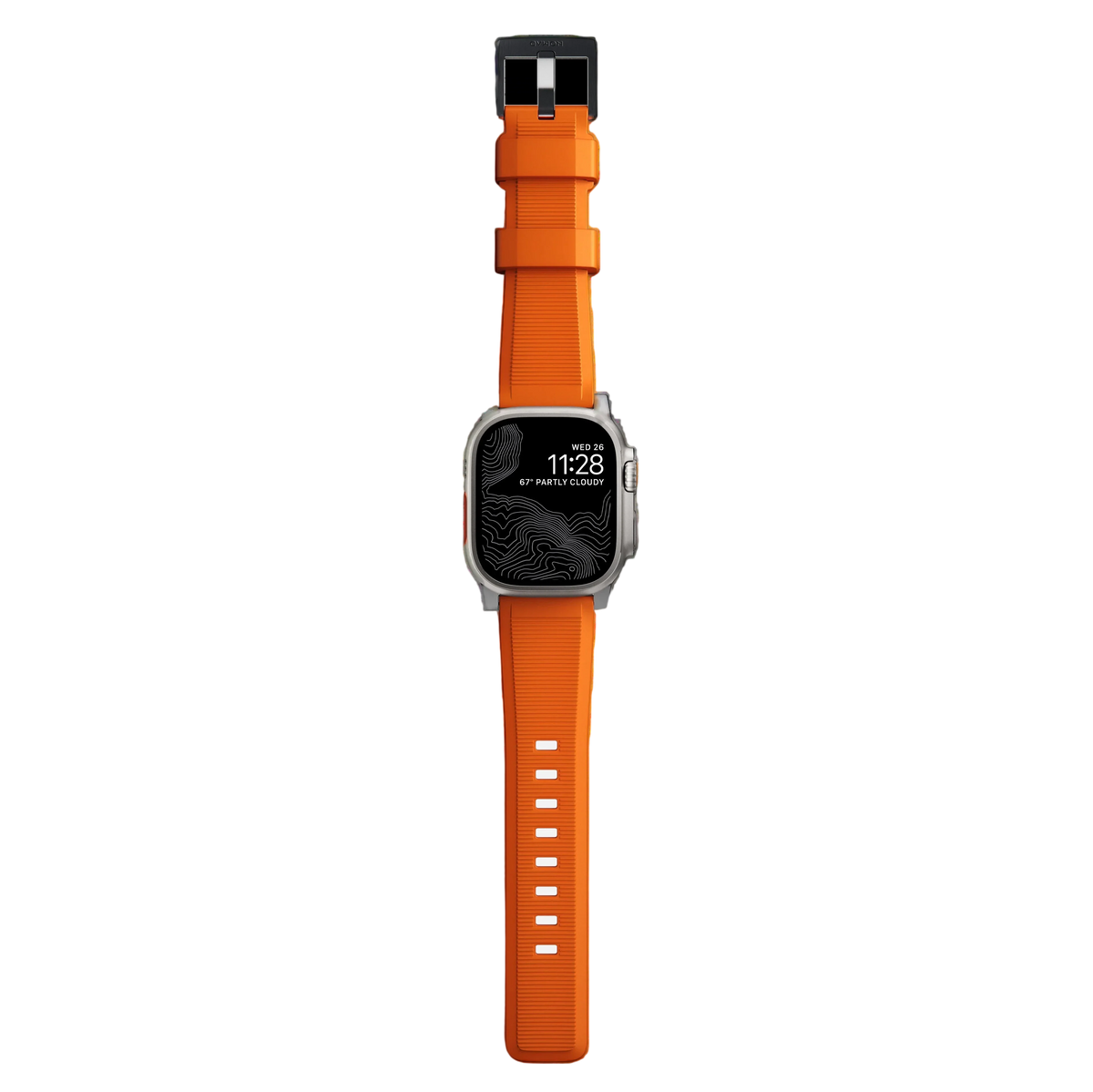 Nomad Rugged Band for Apple Watch Ultra 49mm - Ultra Orange